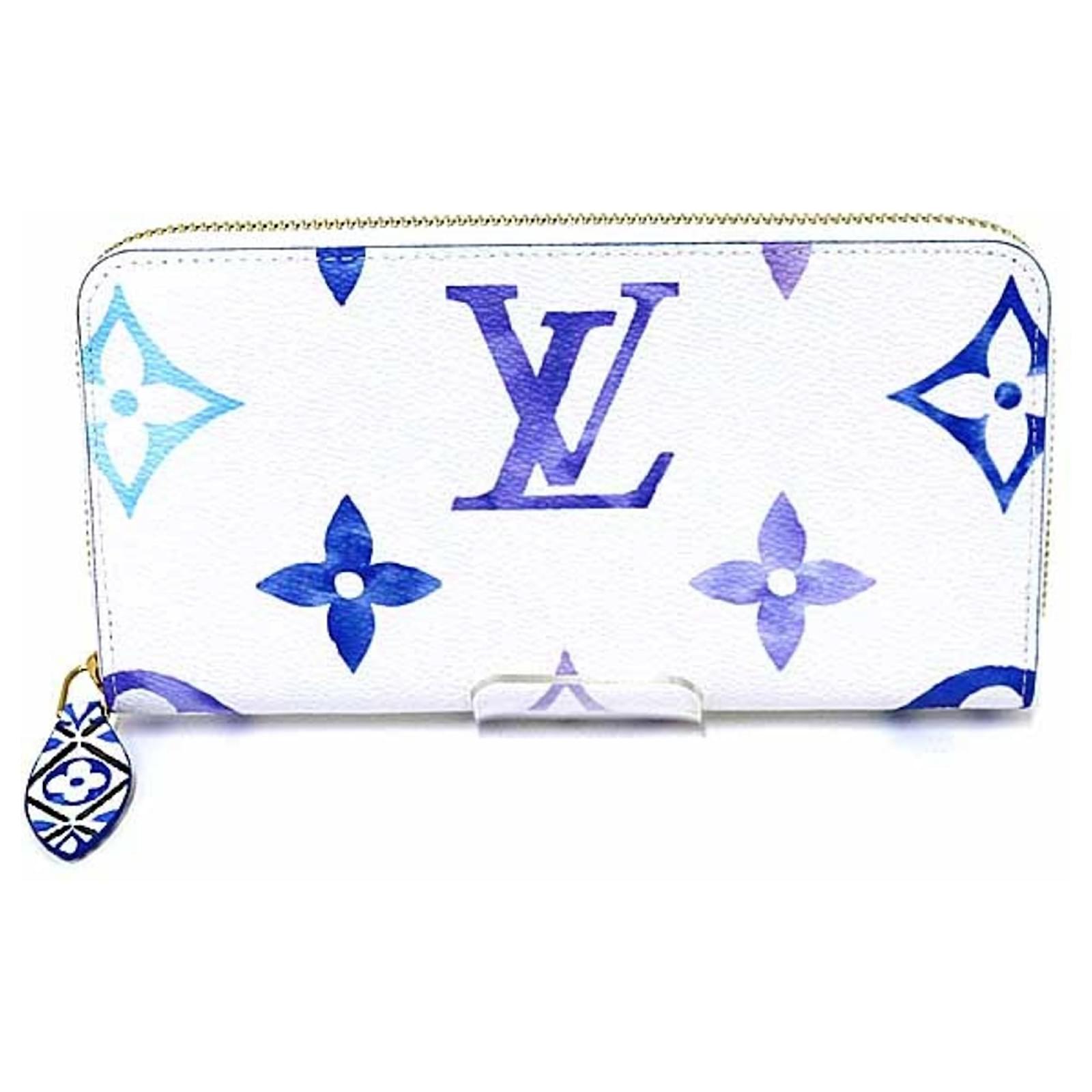 コラボ★在庫少♪【LV x YK】Zippy Wallet 長財布 Blue/White コラボ◇【Louis Vuitton x YK】Zippy Wallet 長財布 Blue/White