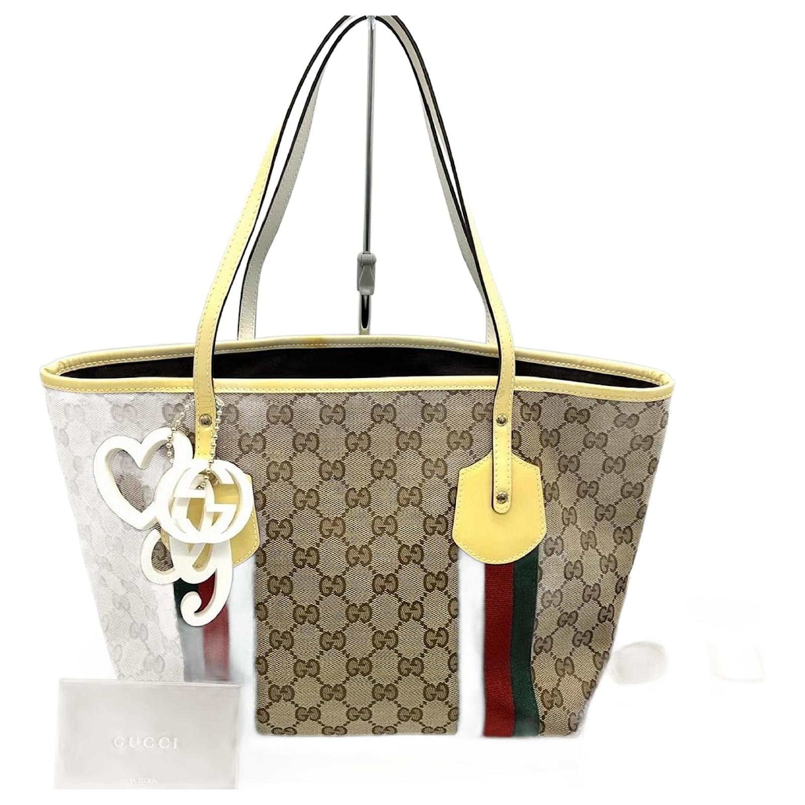 Sac tote en forme de cœur de la ligne Sherry de Gucci Cuir vernis