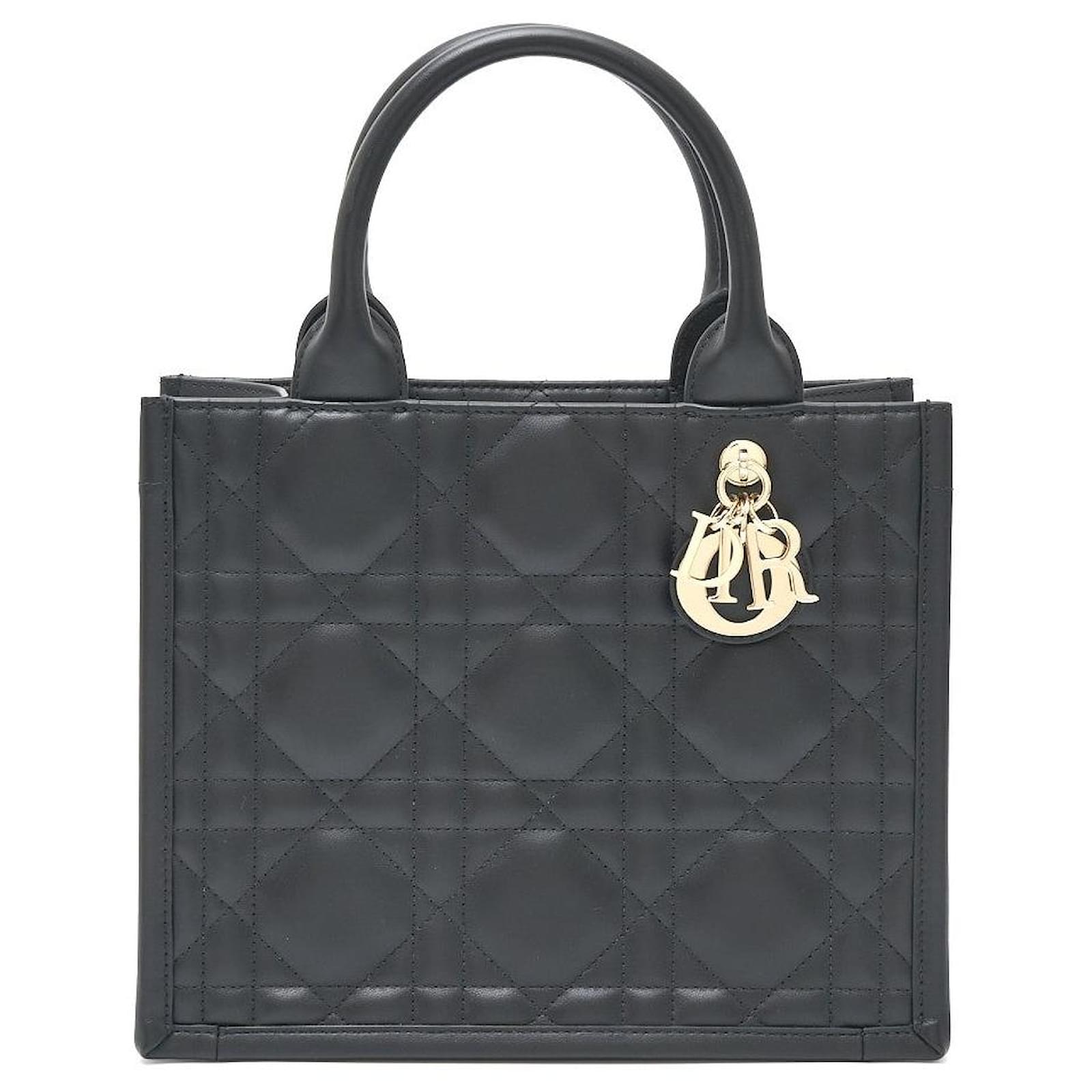 Cannage Dior Book Tote Petit Sac en Cuir de Veau Veau façon