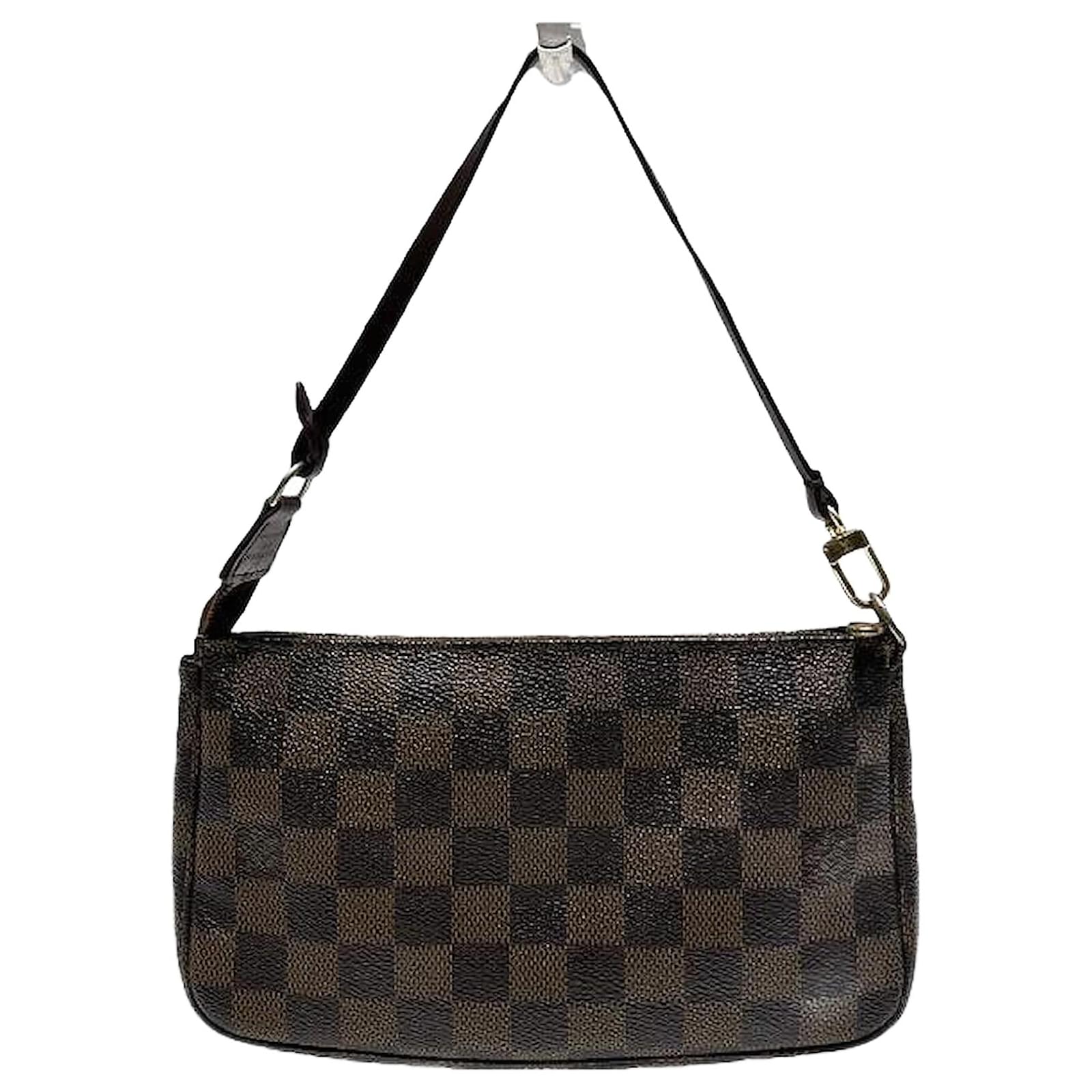 Louis Vuitton Pochette Accessoires Damier Shoulder Bag Brown Cloth  ref.2208706 - Joli Closet