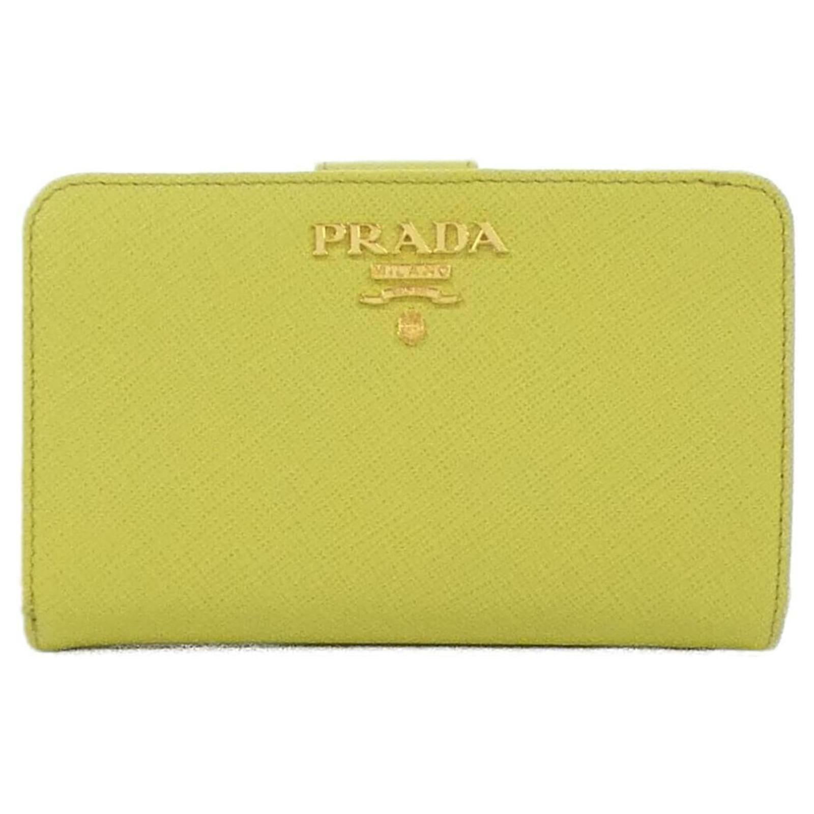 Saffiano Prada 1ML225 Bi-Fold Wallet Leather Joli Closet