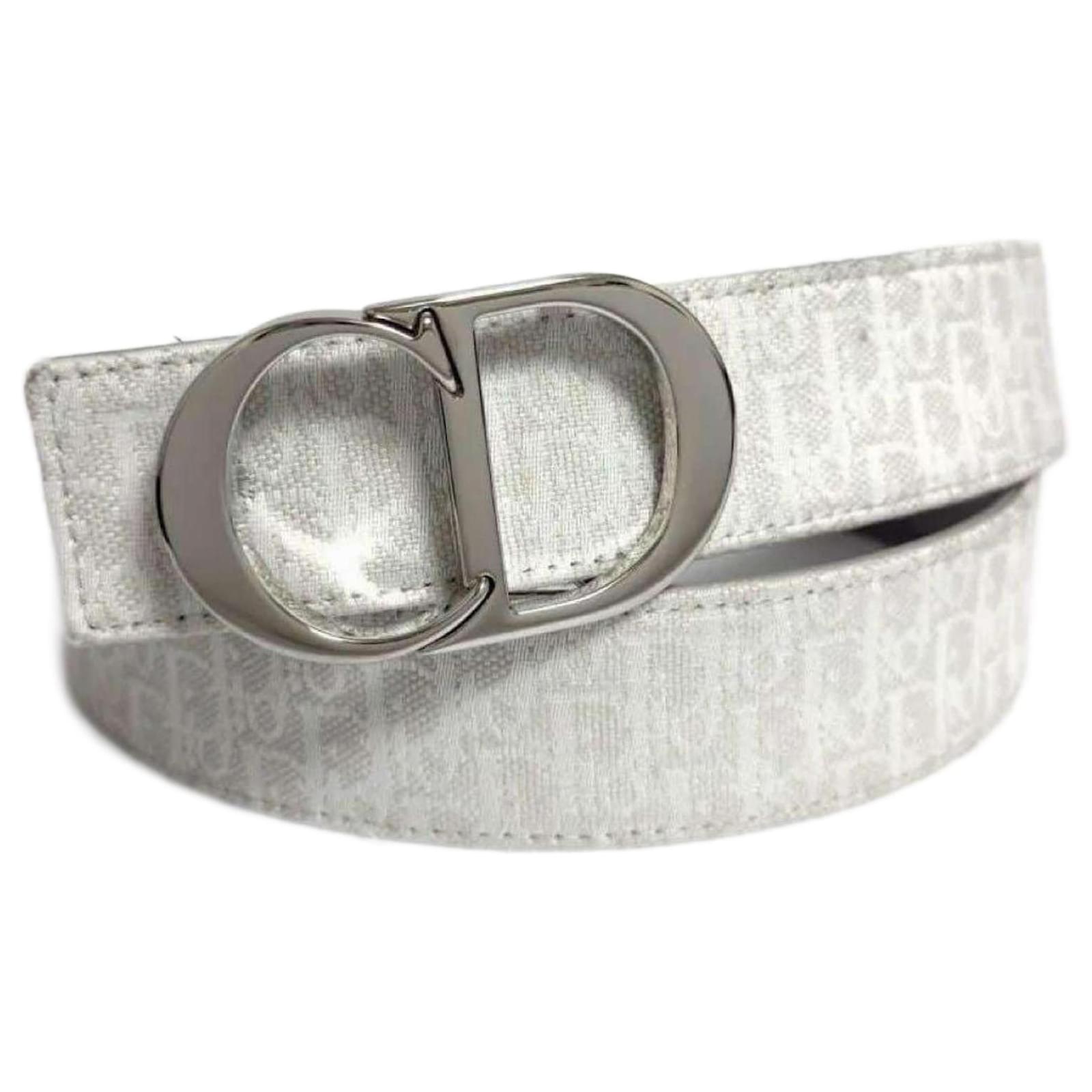 Christian Dior Men's CD Icon Belt Oblique Brown ref.2210800 - Joli