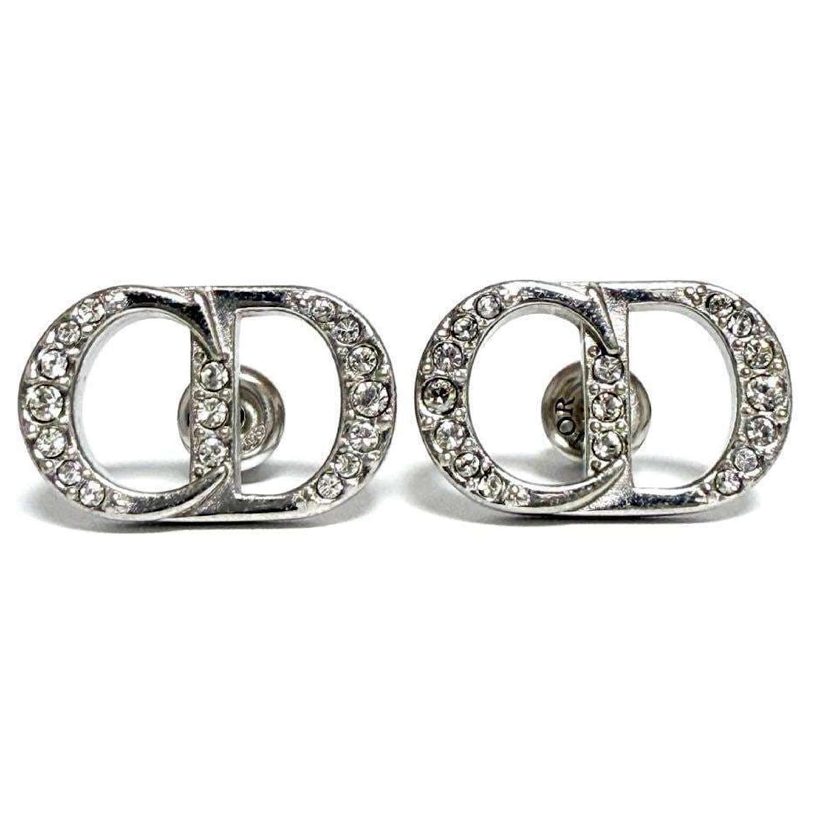 Christian Dior Men's CD Icon Earrings Silver ref.2210801