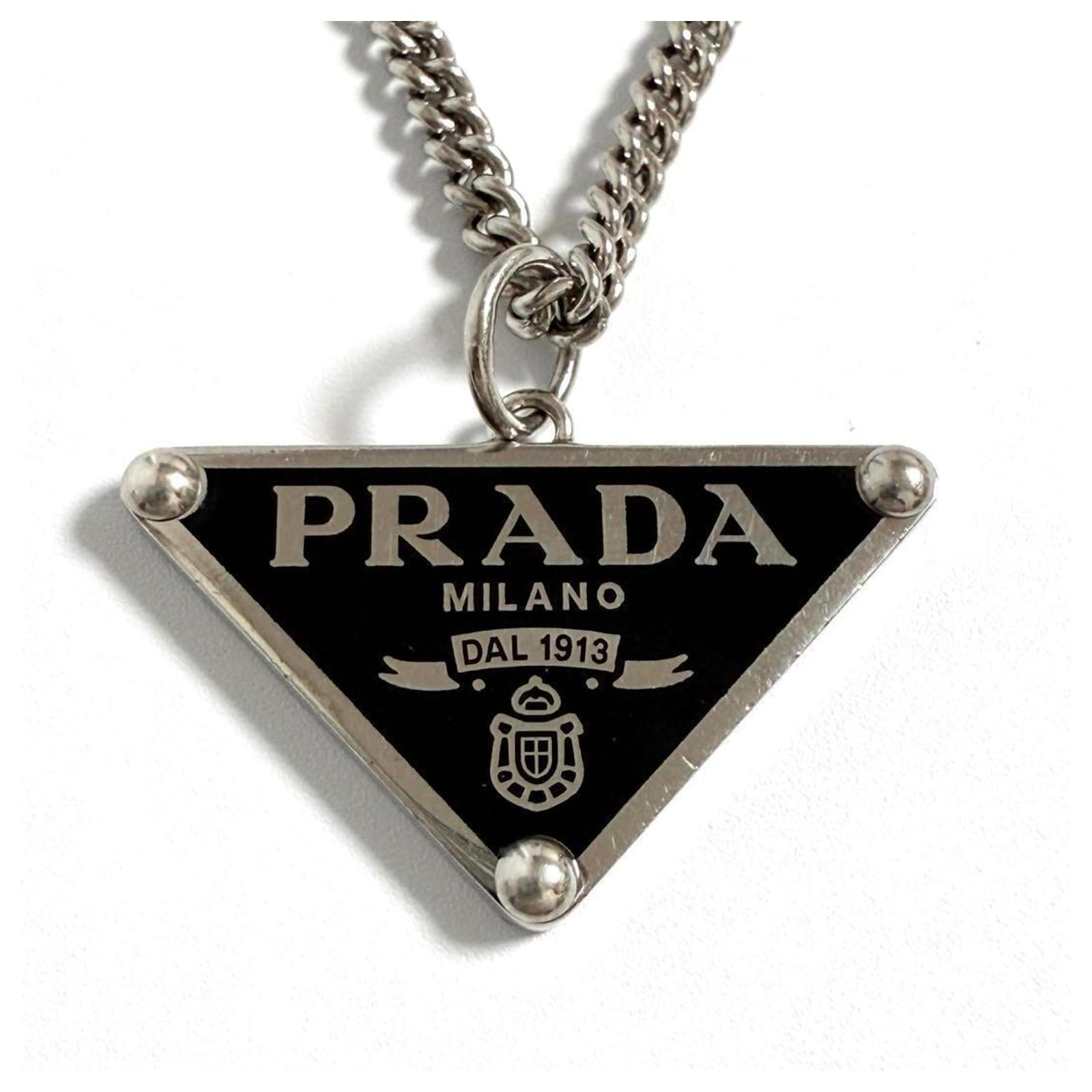【送料&関税込】Prada Gold 925 Silver Symbole Single Right E Prada Prada Symbole Pendant Right Earring | Saks Fifth Avenue