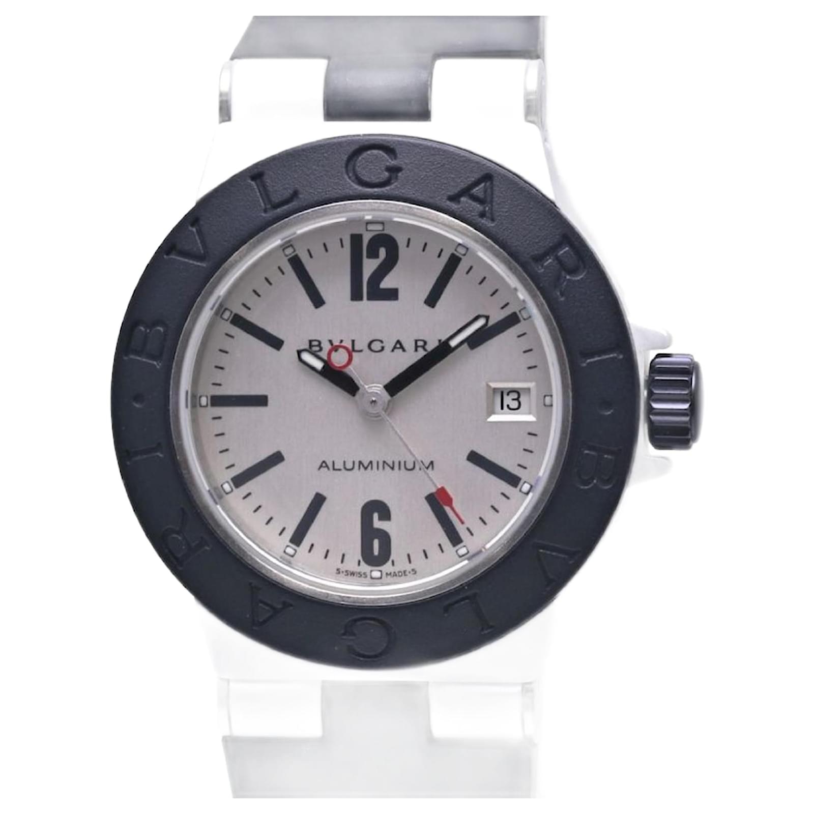 Bulgari Reloj de mujer Bvlgari Aluminium AL29TAVD de caucho ref