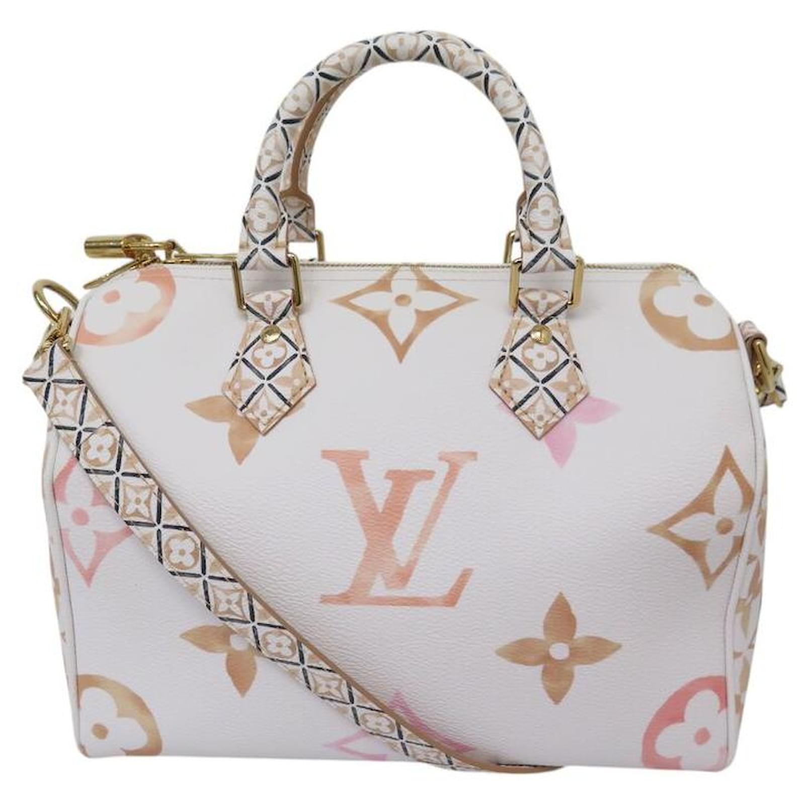 NEW LOUIS VUITTON SPEEDY 25 HANDBAG BY THE POOL SHOULDER PURSE