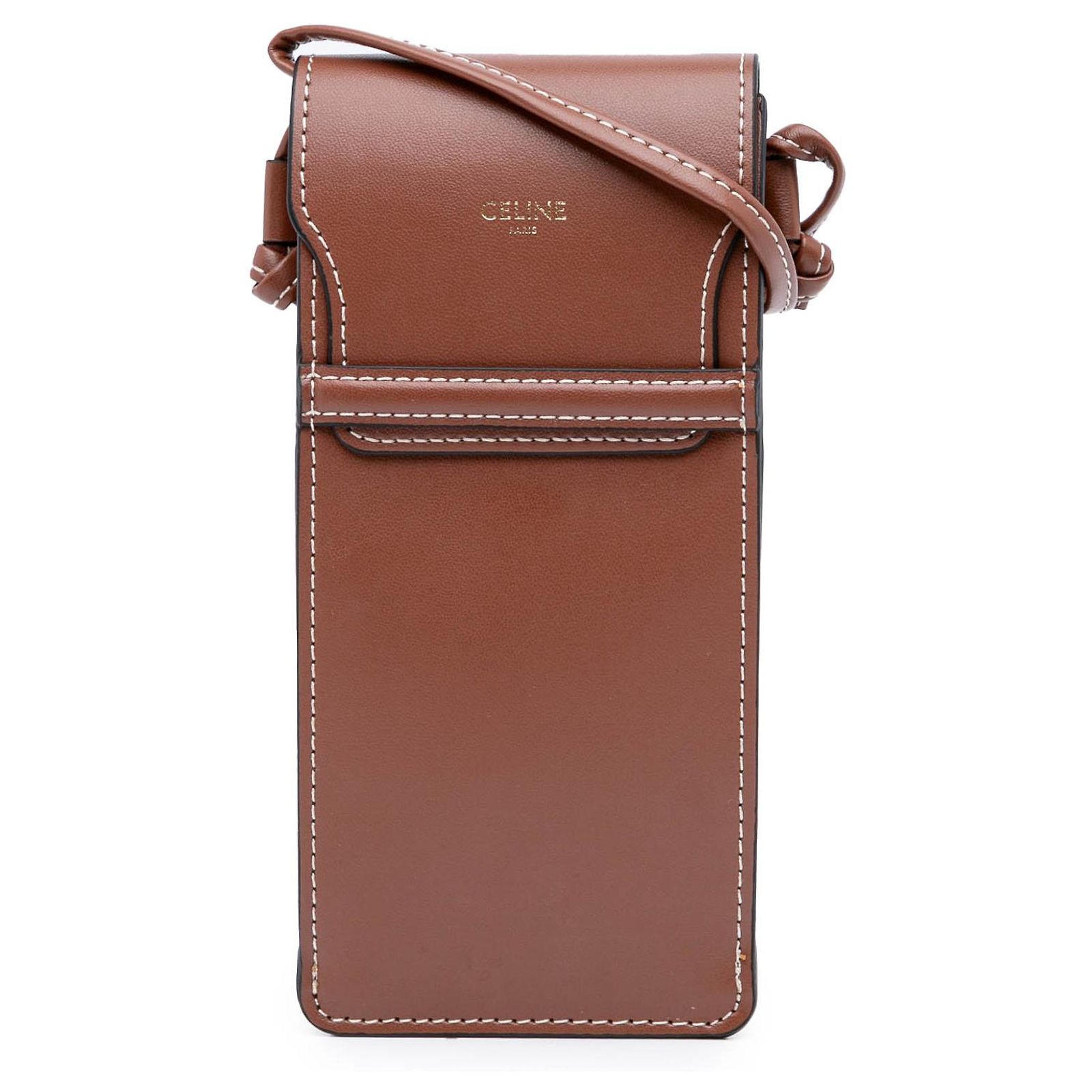 Étui à Lunettes Céline Vintage - Marron, Occasion, Pour Femme