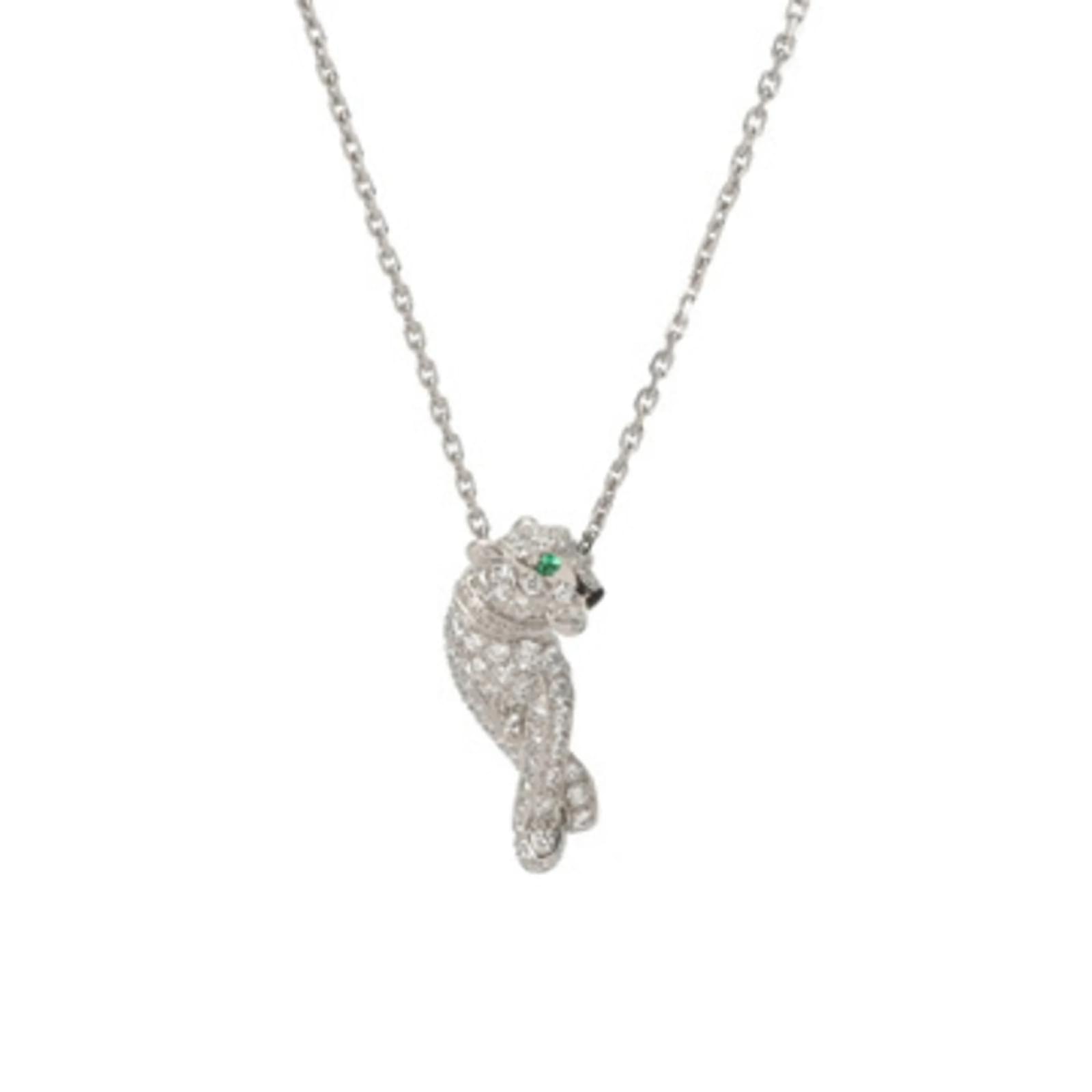 Panther Necklace PanthÃ¨re De Cartier Collection Pendentif PanthÃ