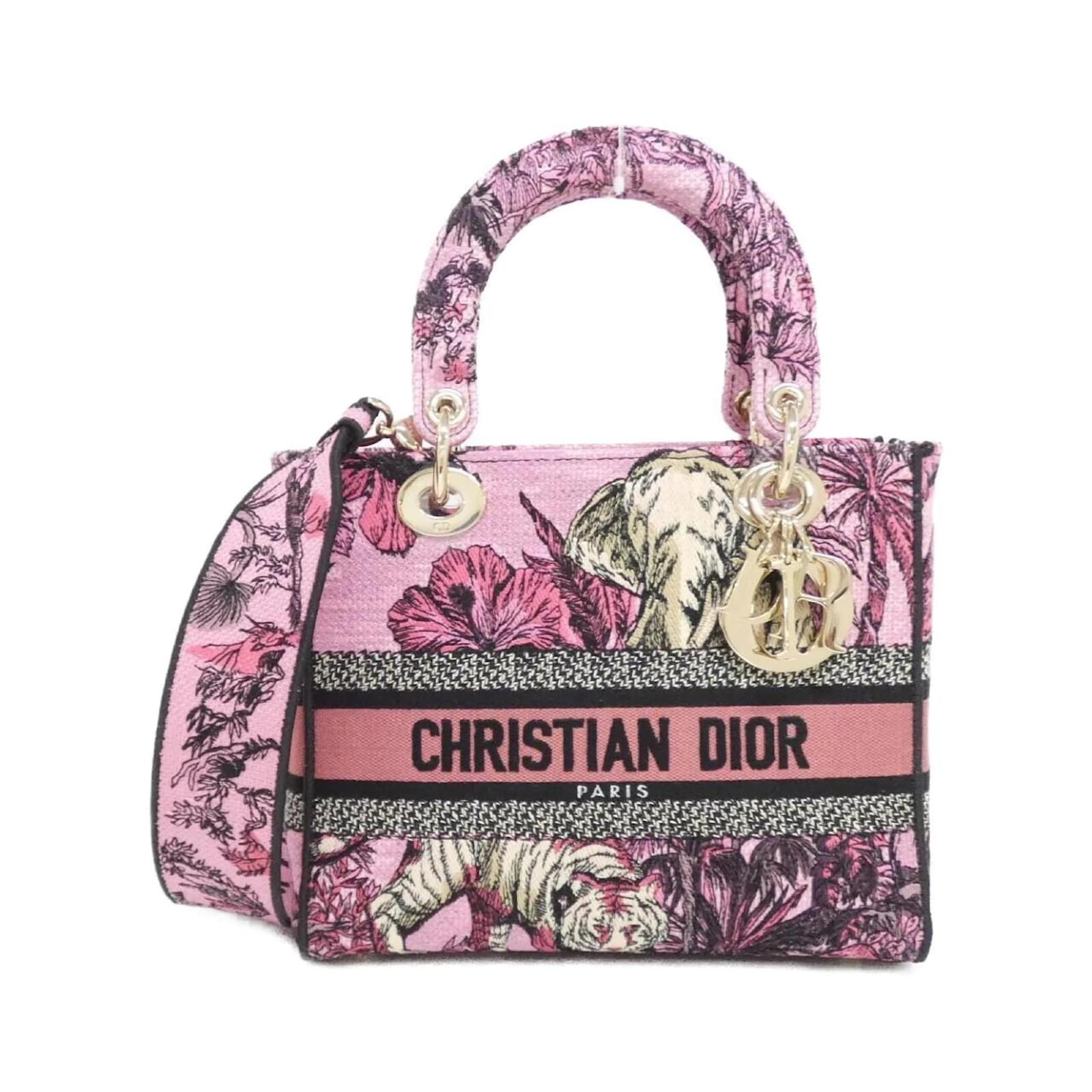 Christian Dior TOILE DE JOUY VOYAGE Lady D-Light Handbag
