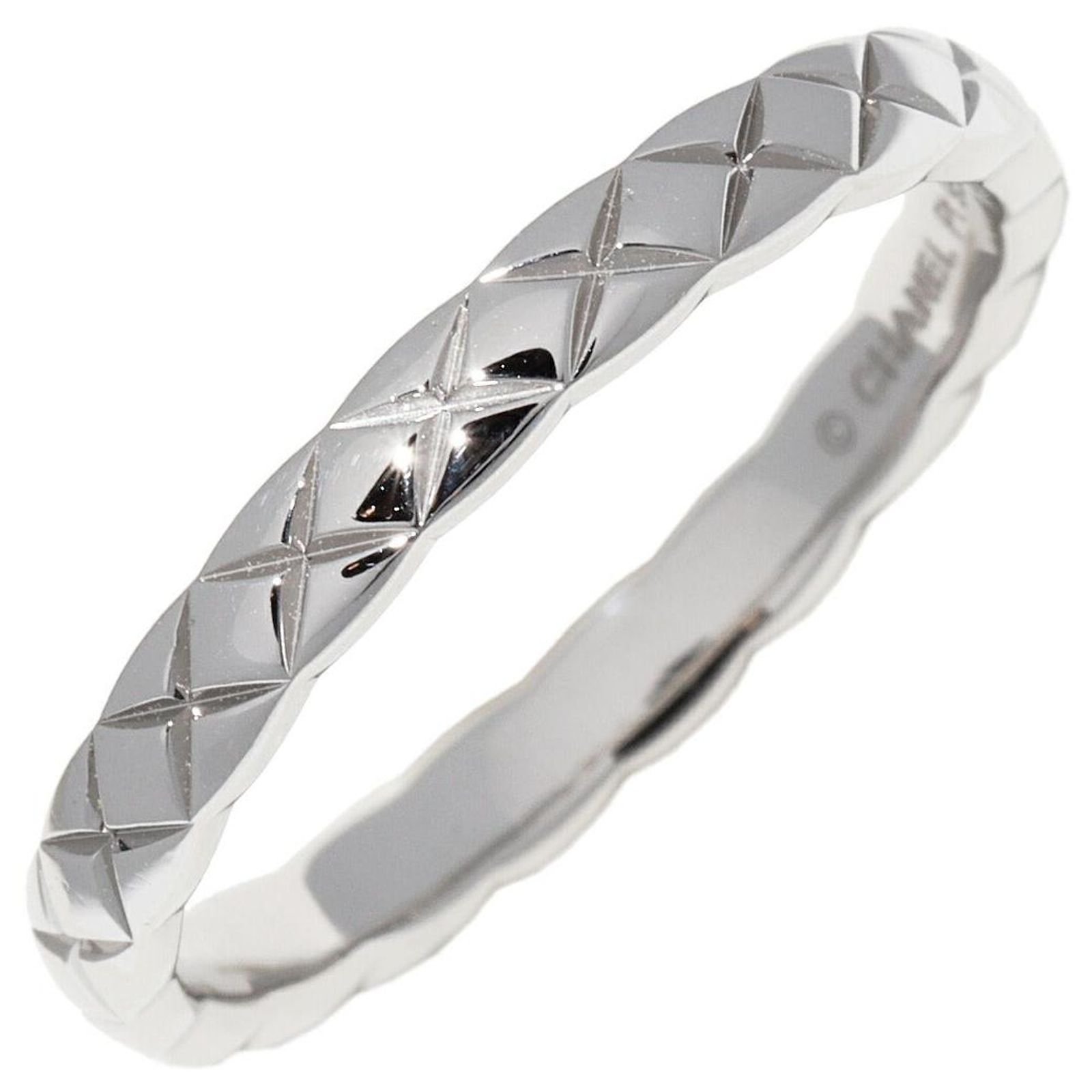 Chanel Coco Crush Pt950 Ring Size 16 Silvery Metallic Metal ref.2222756 ...