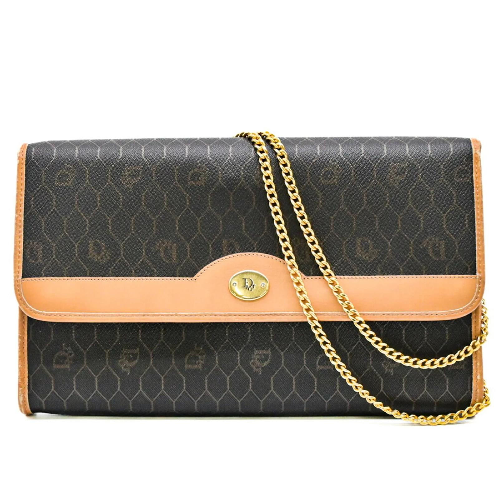 Sac à bandoulière en chaîne à motif en nid d'abeille Christian