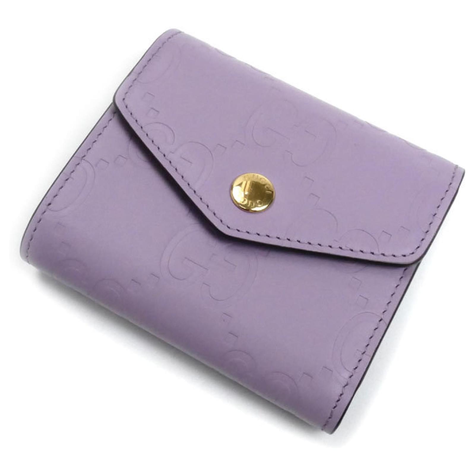 Gucci GG Medium Tri-fold Wallet in Lilac ref.2225771 - Joli Closet