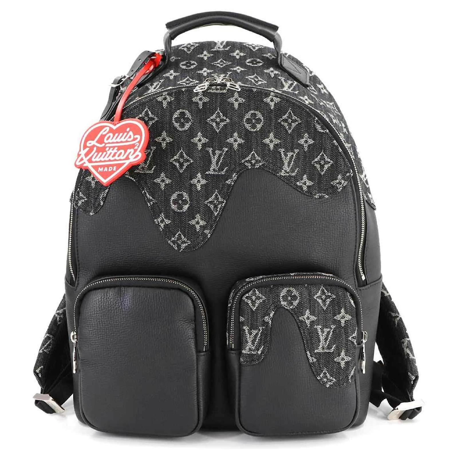 Louis Vuitton LV Squared Monogram Drip Multipocket Backpack Black