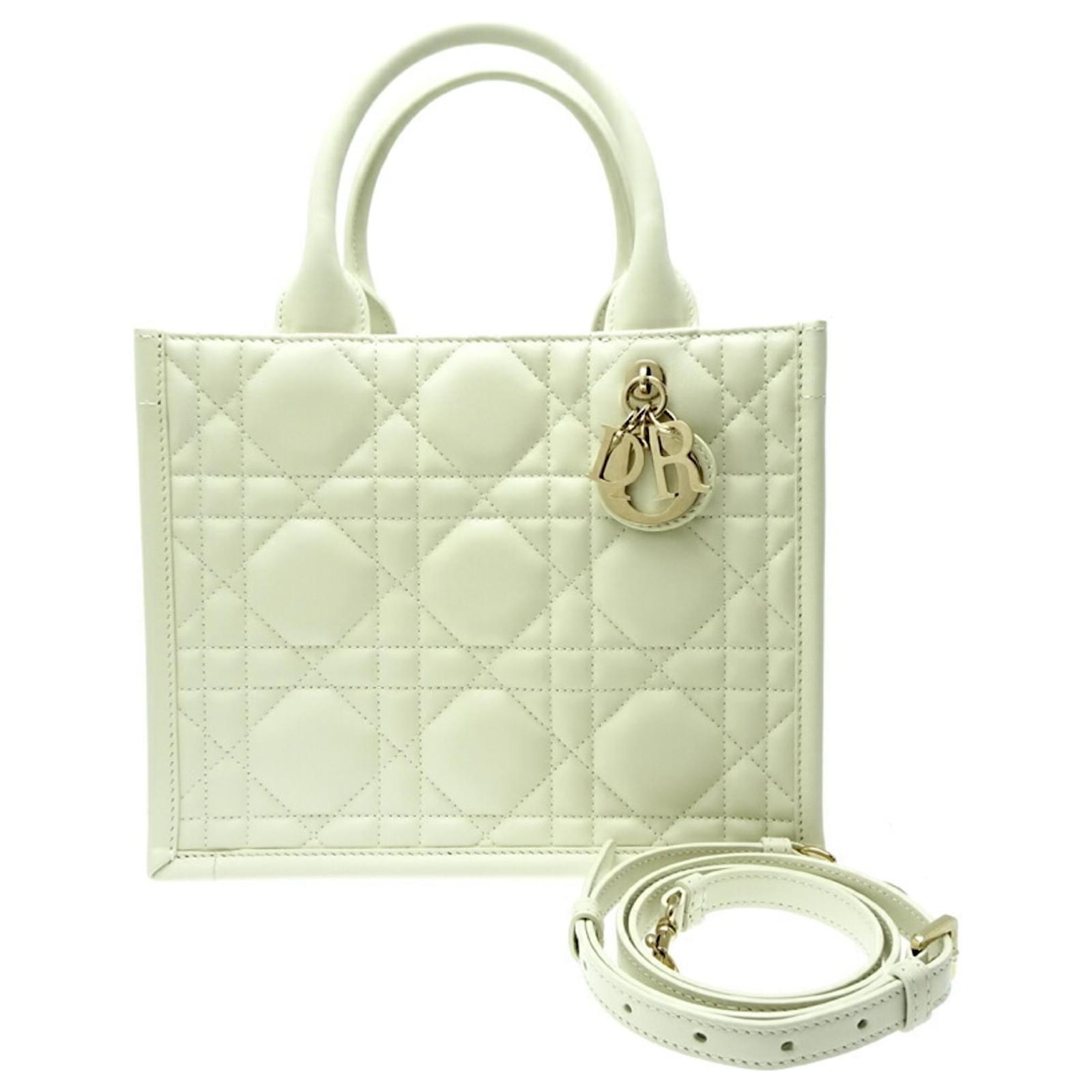 Leather Dior Book Tote White Christian Dior Book Tote Small