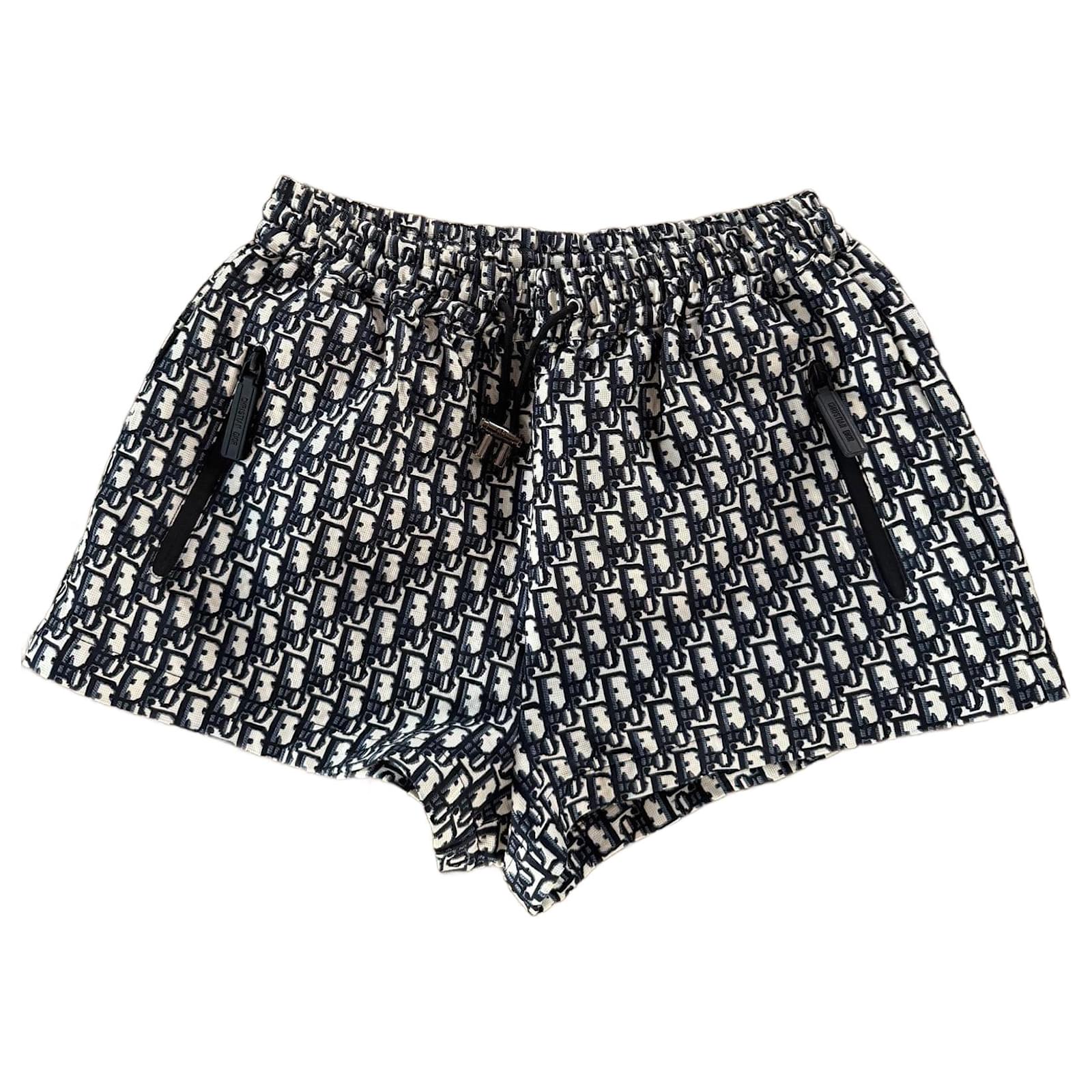Christian Dior★素敵！Black Lace Trim Shorts 441P32A7795X9101_E01?$