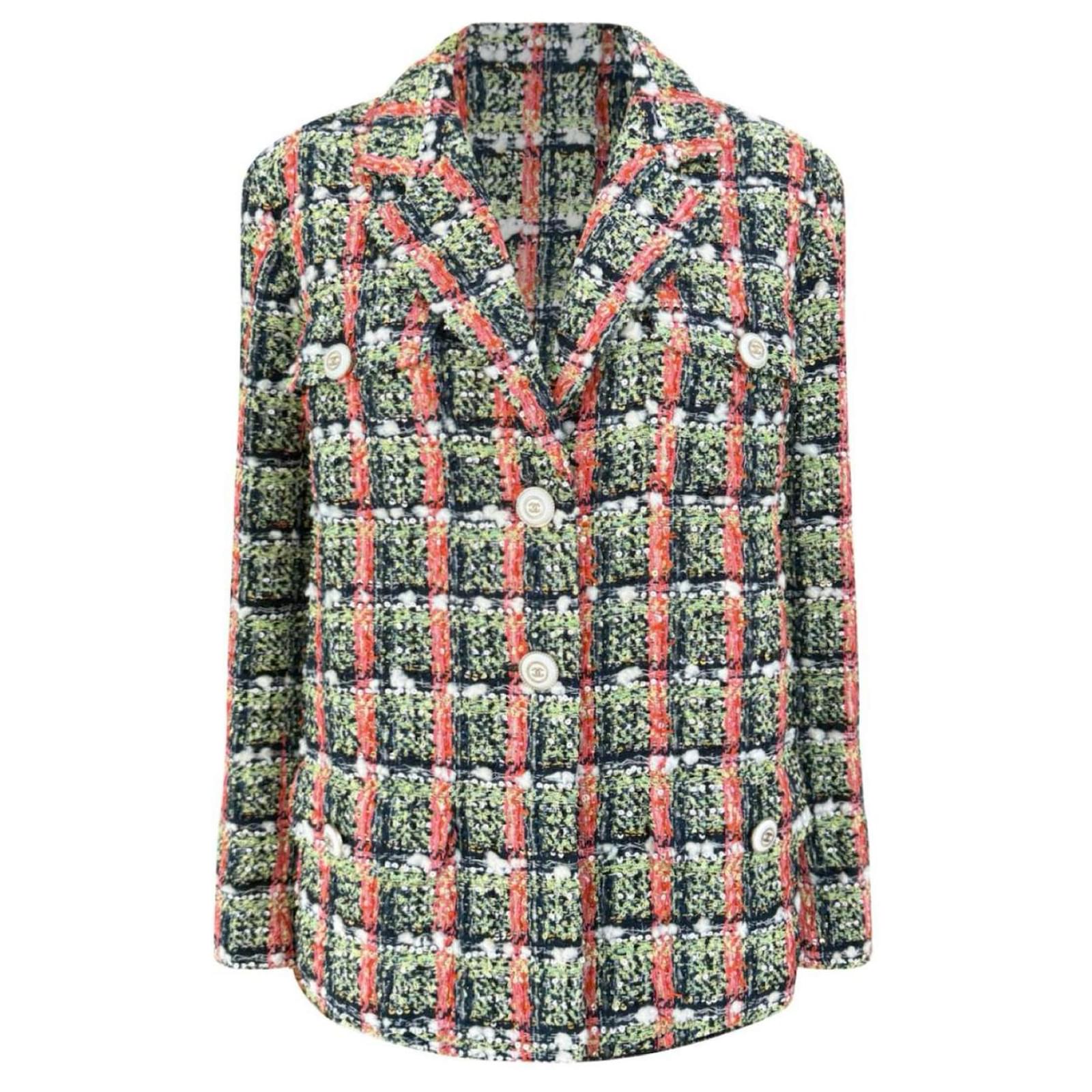 ジャケット・アウター Louren summer tweed puffsleeve blouson Jacket | SLY010