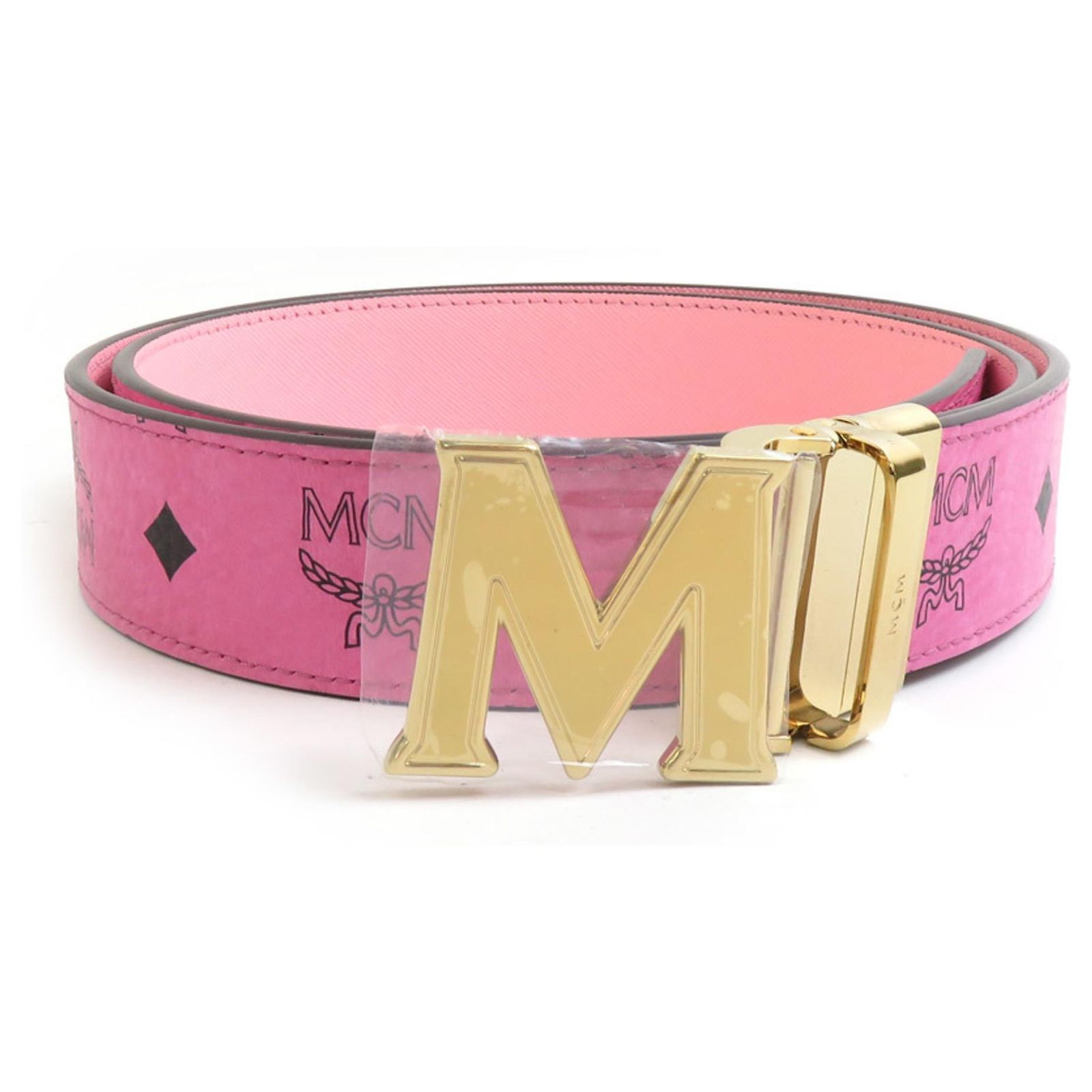 MCM Leather Pink Belt ref.2234509 - Joli Closet display picture 1
