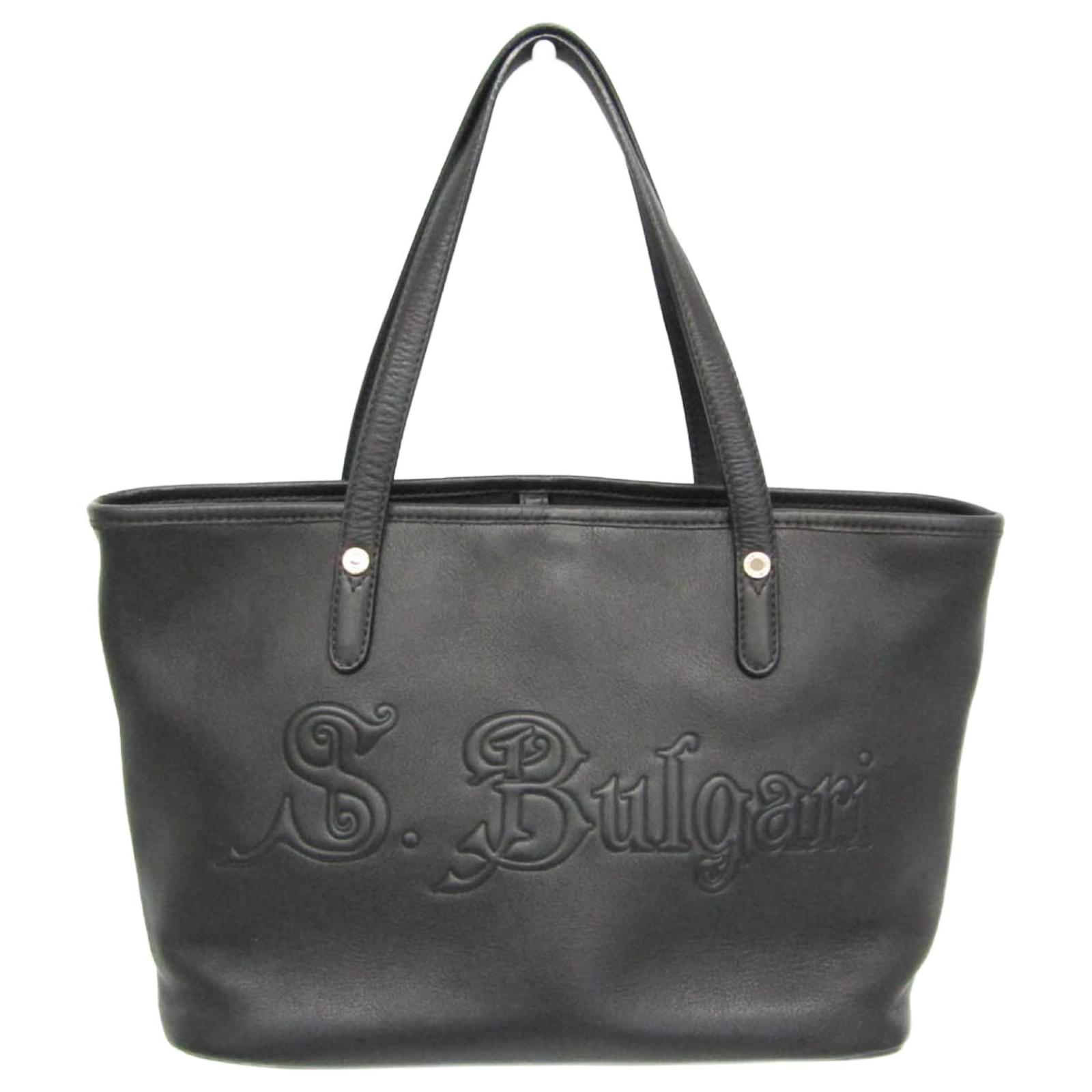 バッグ BVLGARI / Structured Leather Tote Bag BVLGARI / Structured Leather Tote Bag