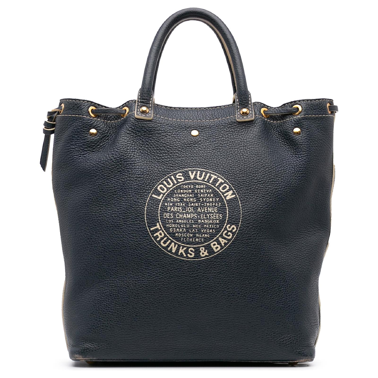 Bolsa de zapatos Louis Vuitton Blue Tobago Trunks and Bags Azul