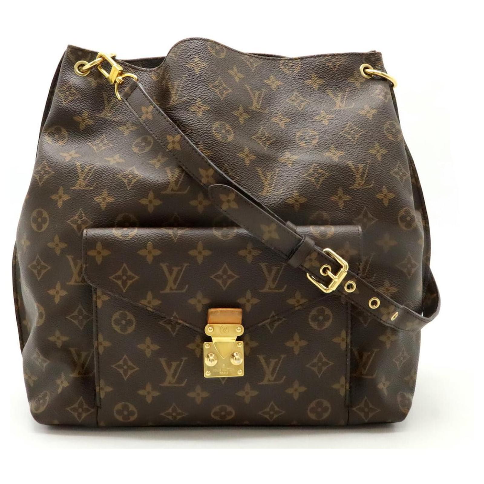 Louis Vuitton Monogram Metis Shoulder Bag M40781 Brown Cloth