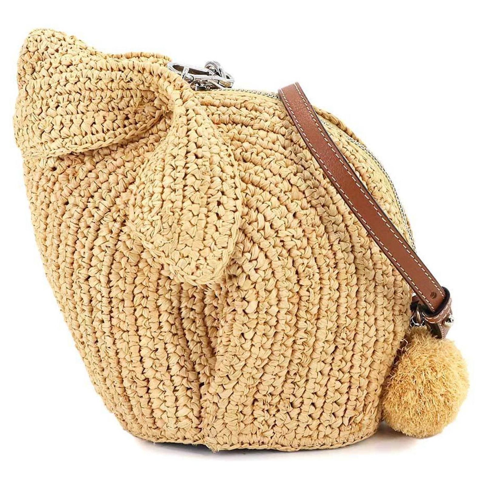 Loewe Bunny Mini Shoulder Bag Leather ref.2242738 - Joli Closet