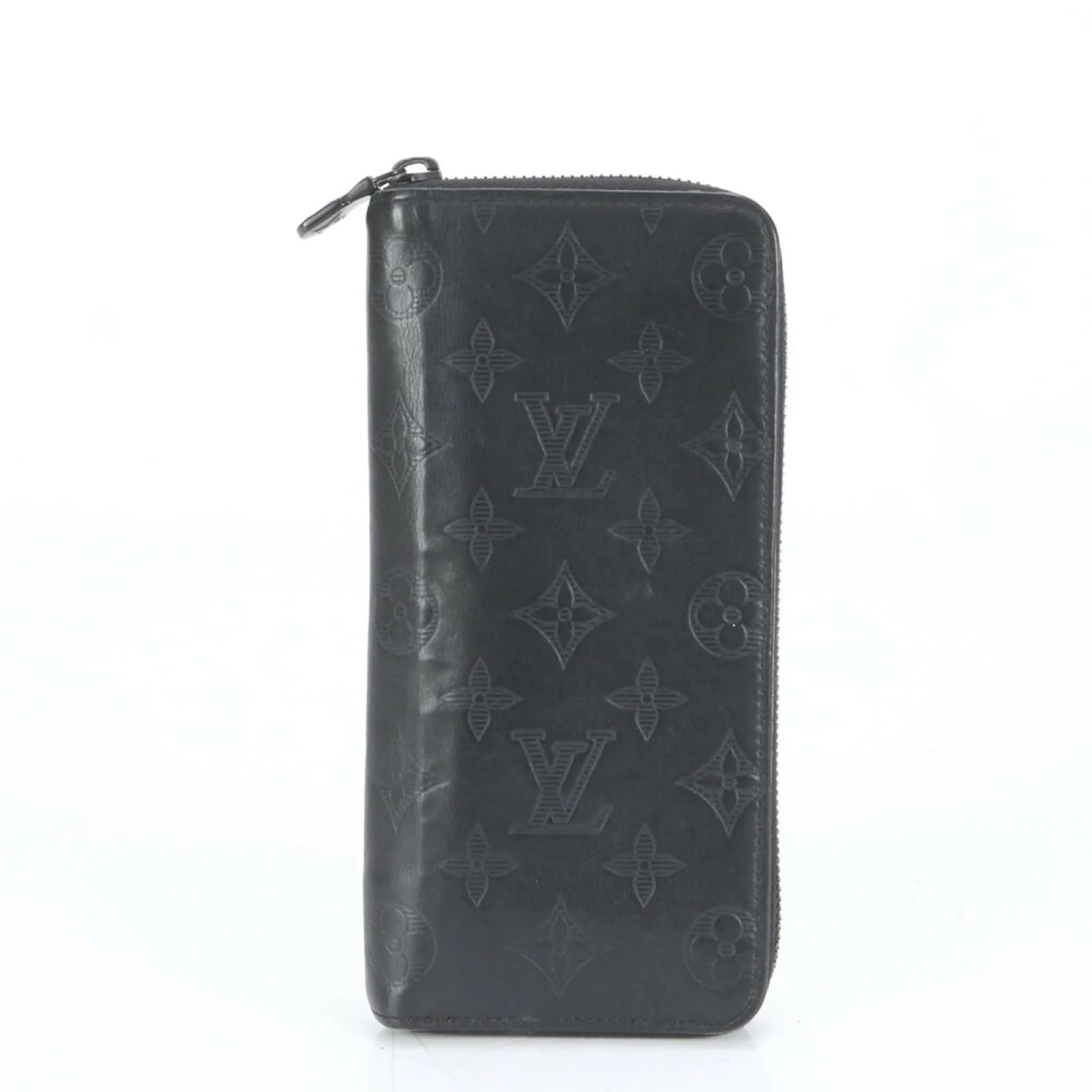 Monogram Shadow Portafoglio Lv Nero Louis Vuitton Wallet Uomo Sale