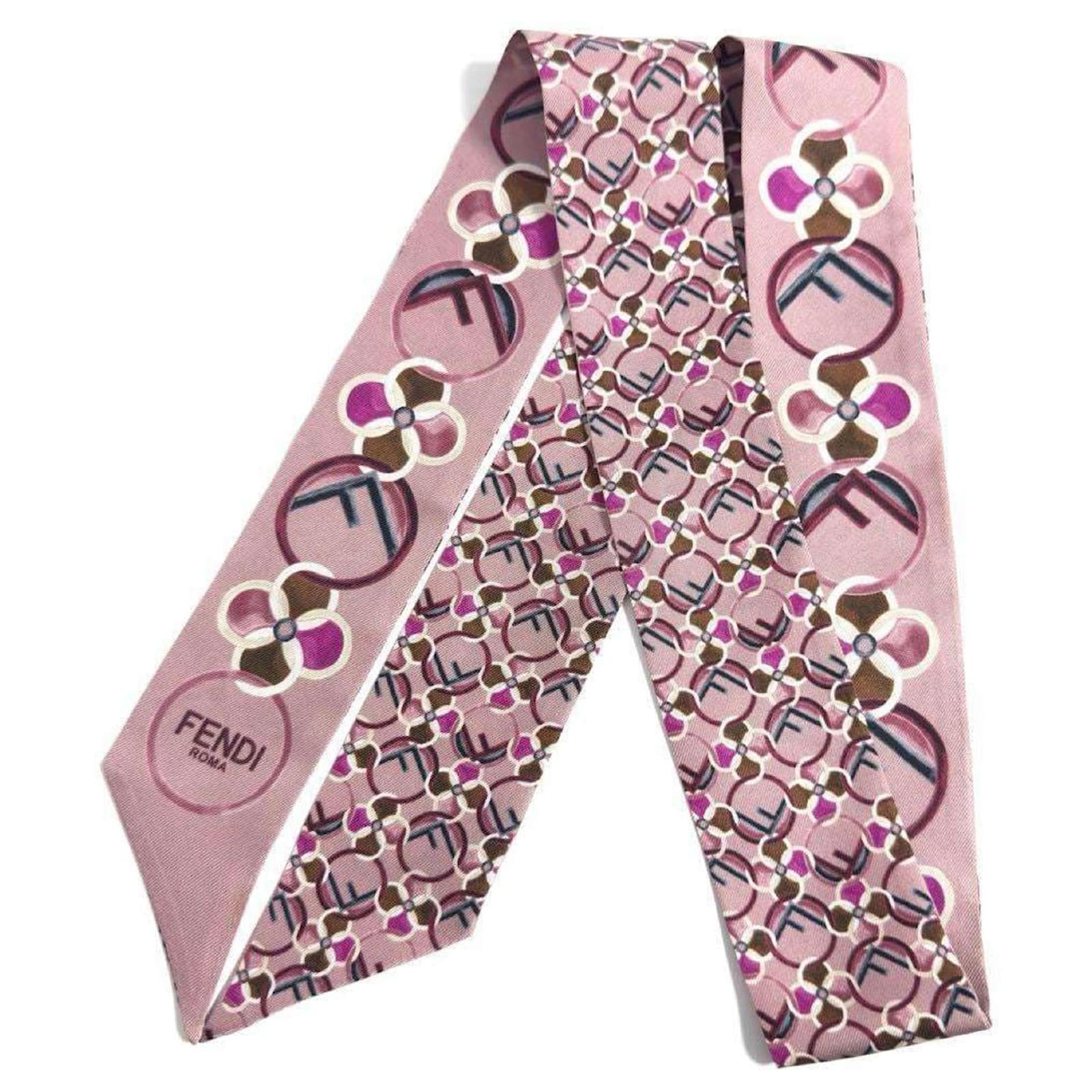Foulard Soie Fendi Echarpe Fendi Femme Echarpe En Soie