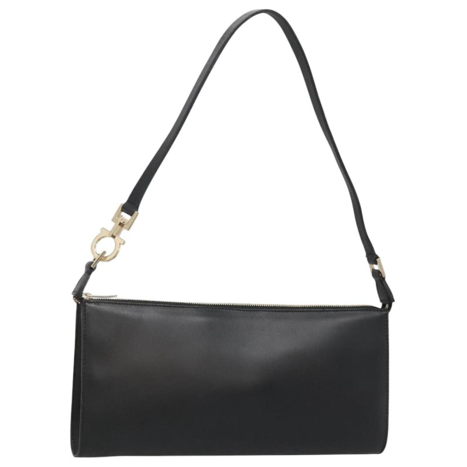 Salvatore Ferragamoレザーバッグ Salvatore Ferragamo Espresso Brown Crocodile Leather Handbag CROC