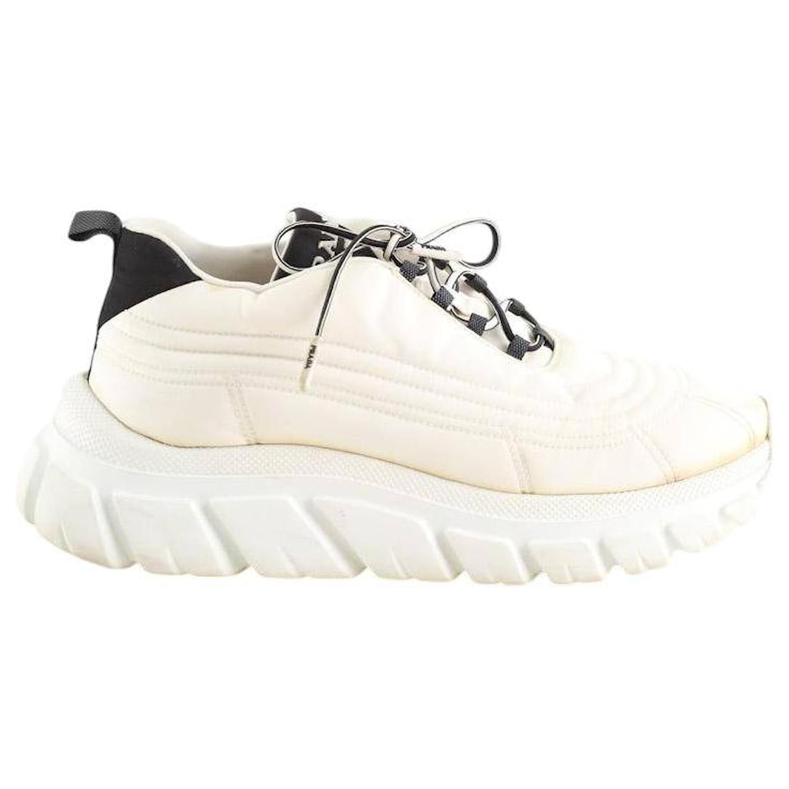 Platform Sneakers Prada White Chunky Sneakers Prada Trainers 2019