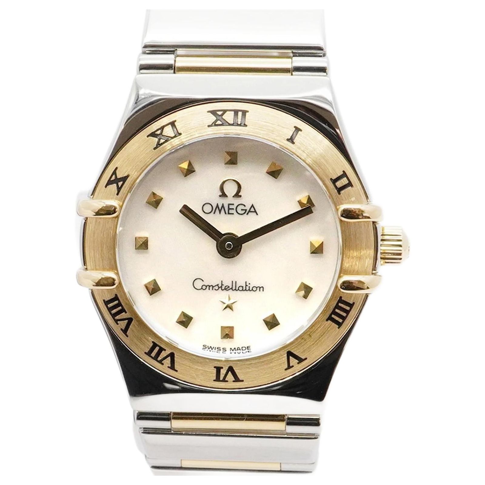 Shell Dial Watch Omega Constellation 1361.71 White Shell Dial Watch for Women ref ...