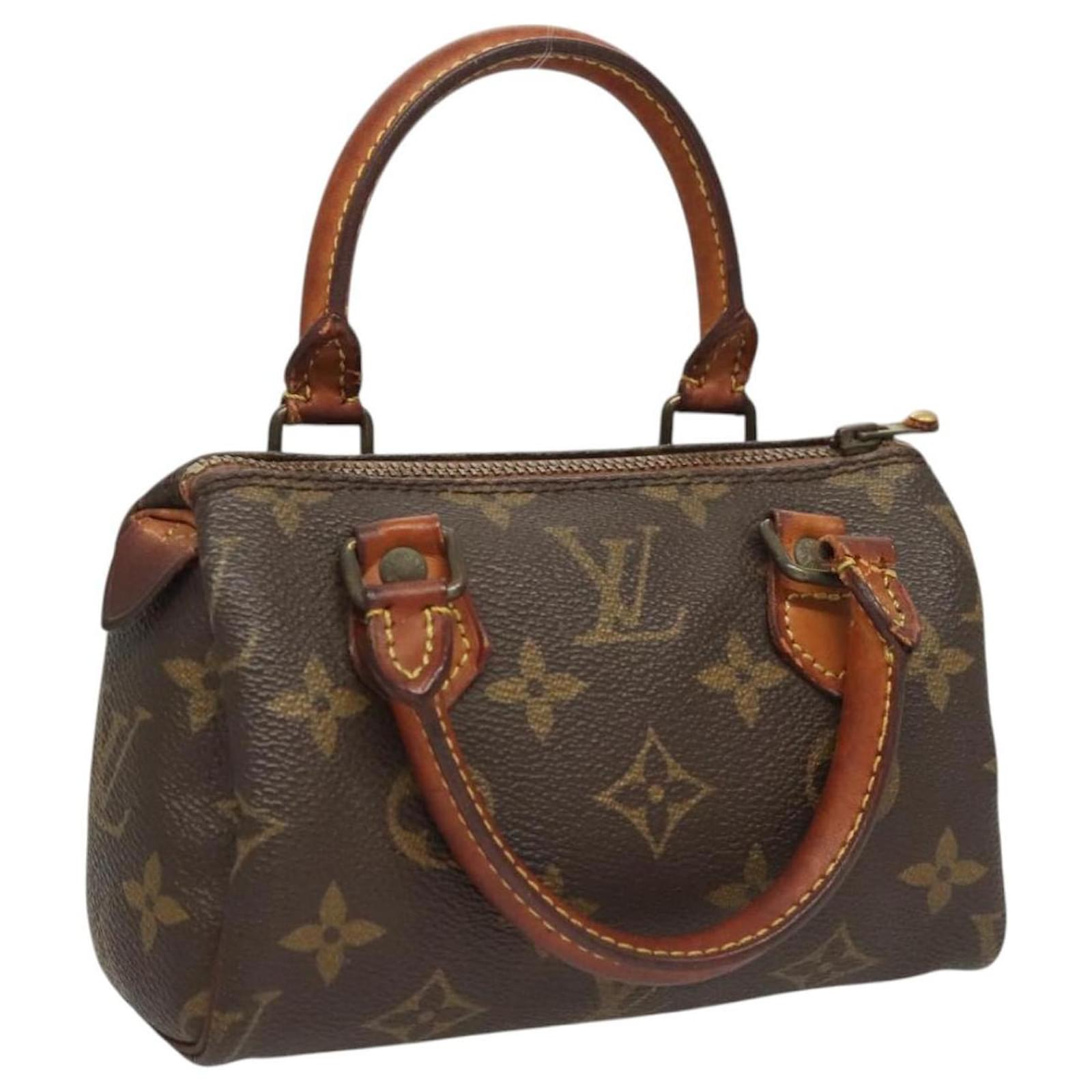 LOUIS VUITTON Monogram Mini Speedy Hand Bag Vintage M41534 LV Auth