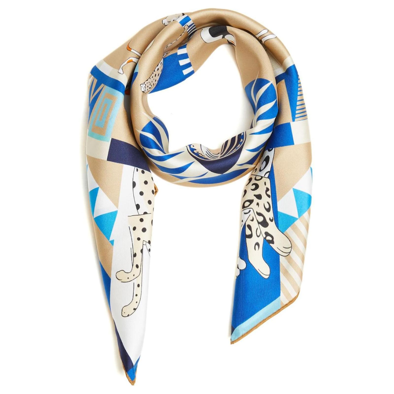 Hermès Foulard Carre 90 Le Carrousel du Tigre Royal 2025
