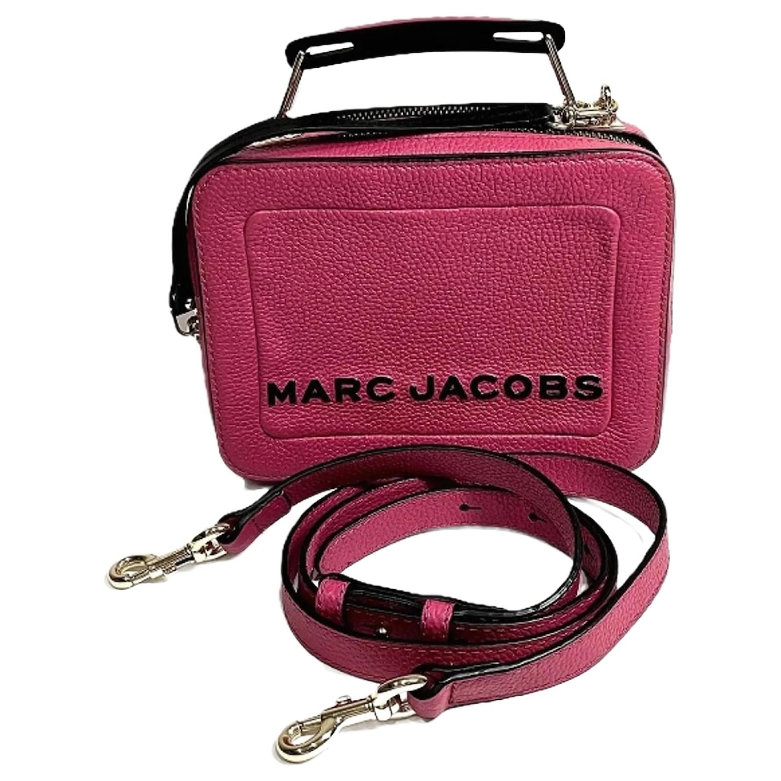 Leather Handbag Marc Jacobs The Textured Mini Box Bag Marc Jacobs