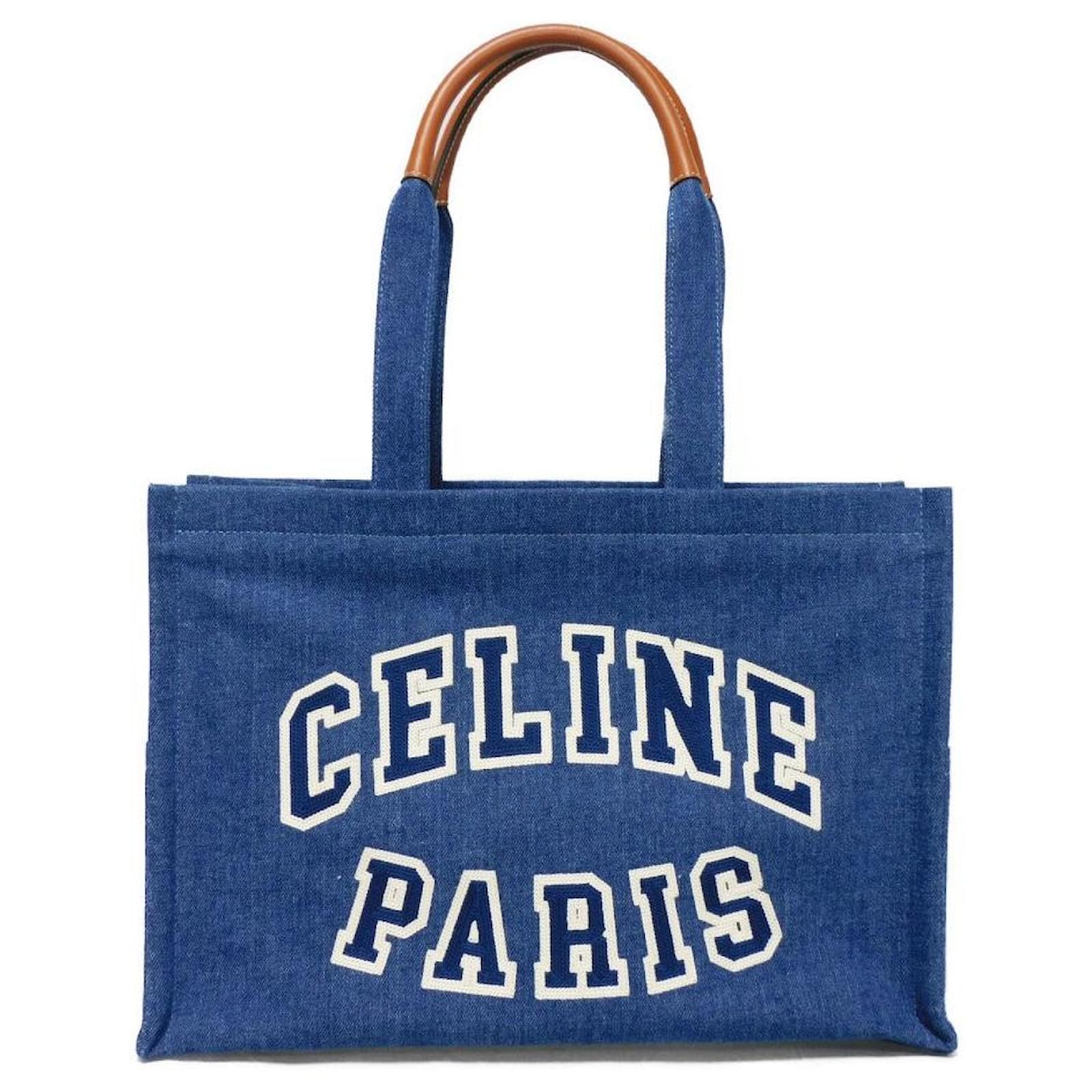【CELINE】CABAS TOTE BAG LARGE Rare Celine Horizontal Zip Gusset Cabas Tote Bag Large