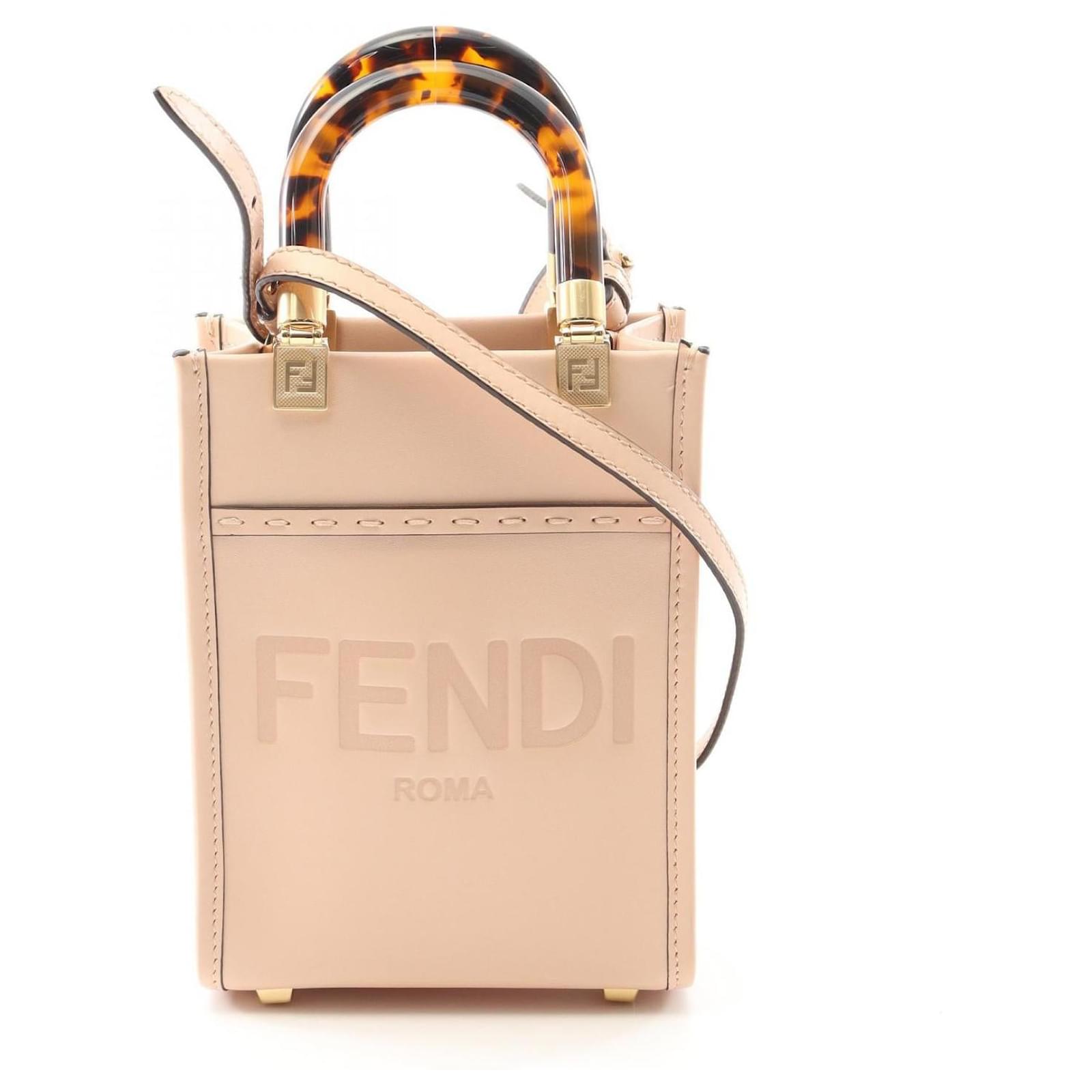 フェンディ Fendi Sunshine Fendi Sunshine Medium Fabric Brown | Fendi