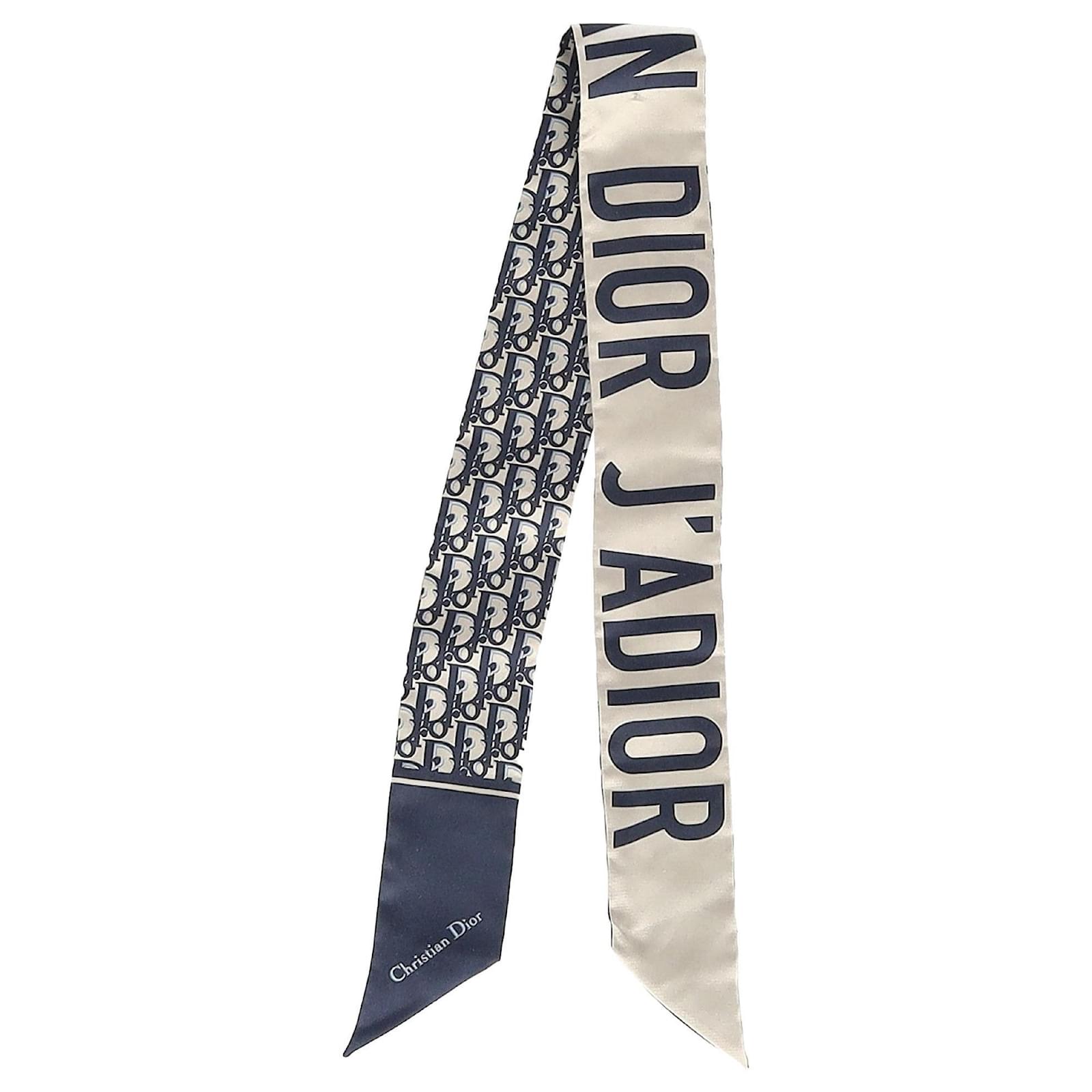 Dior J'Adior Oblique Mitzah Scarf in Multicolor Silk Multiple