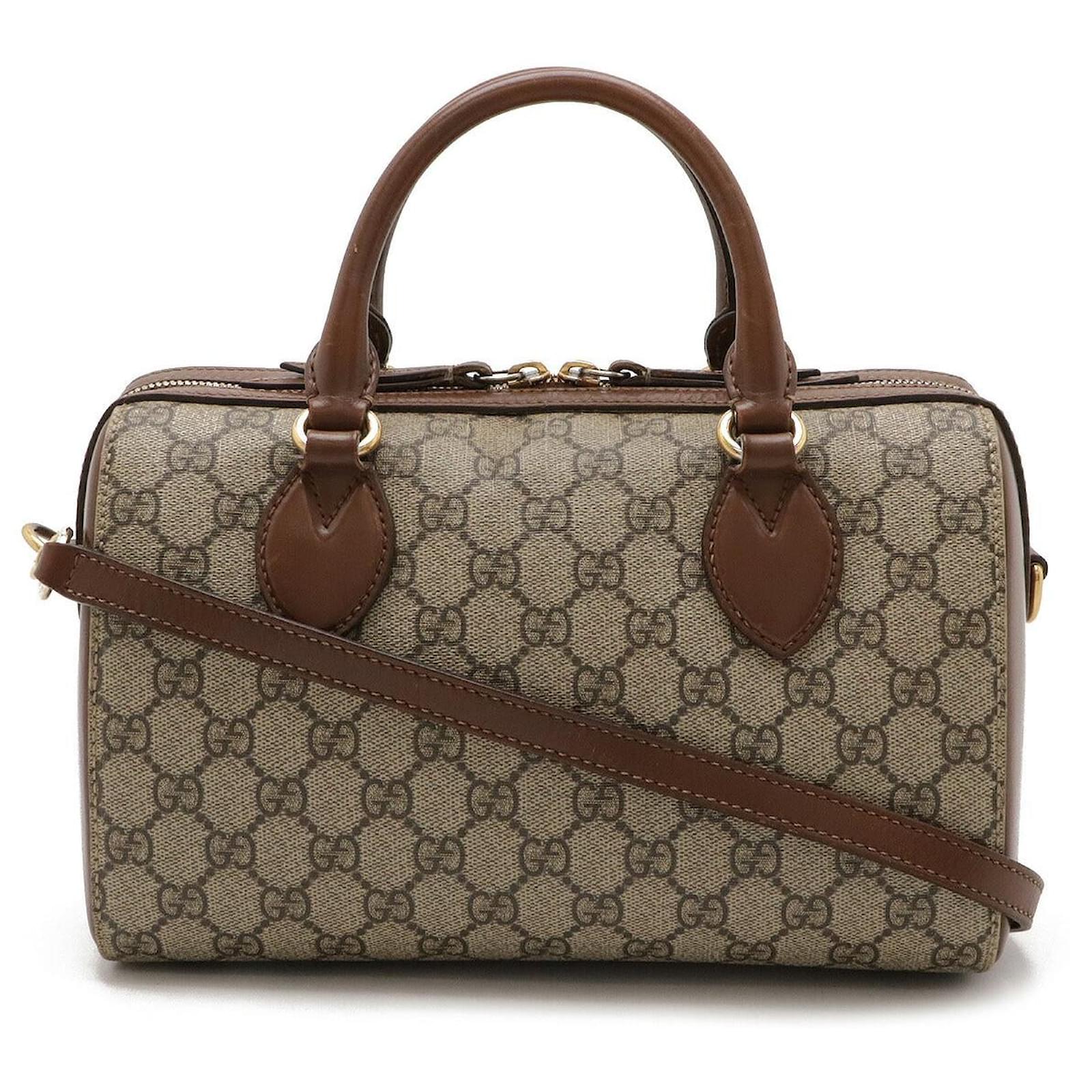 Gucci GG Supreme Mini Boston Bag 2way Shoulder Bag 409529
