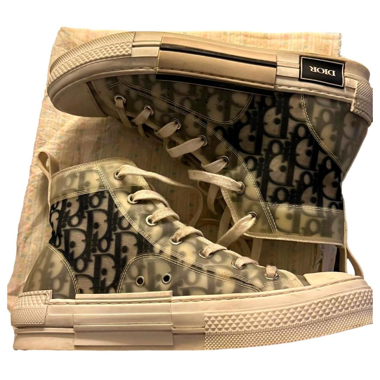 High Dior B23 Abeille Dior And Shawn B23 High Top Bee Embroidery