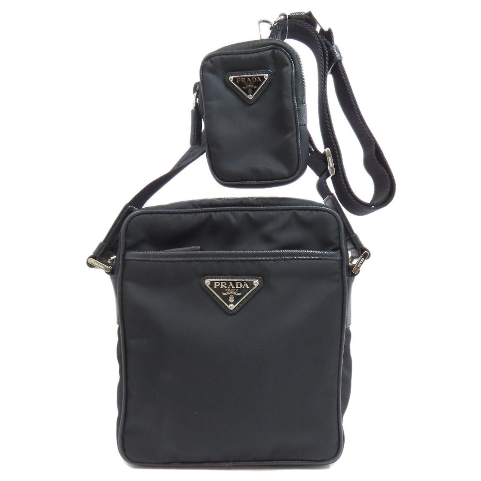 Prada Black Nylon Shoulder Bag ref.2267016 - Joli Closet