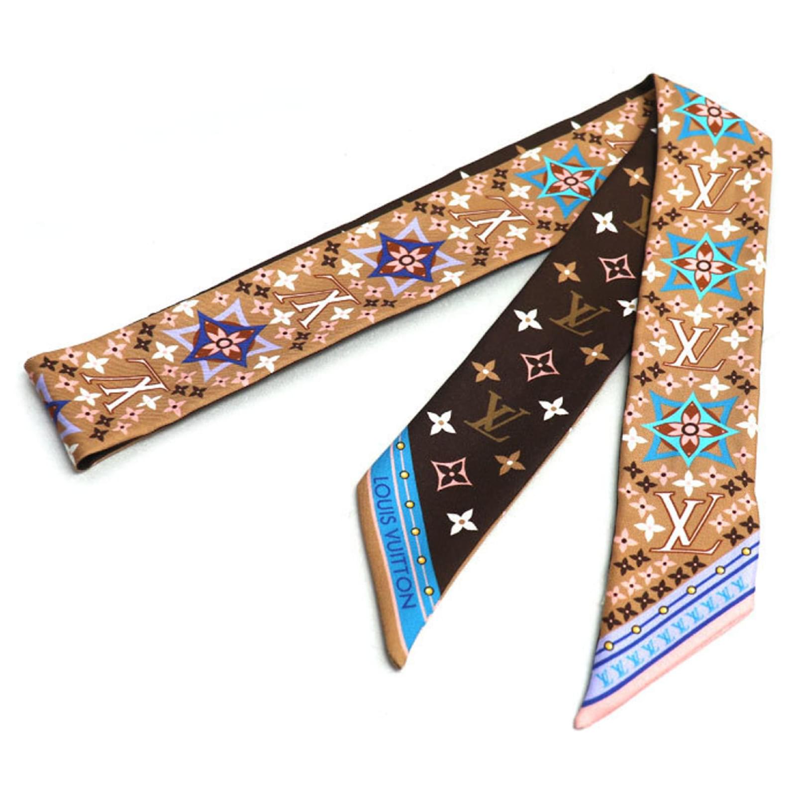 Louis Vuitton Bandeau BB Flowers Forever Scarf Brown Multiple