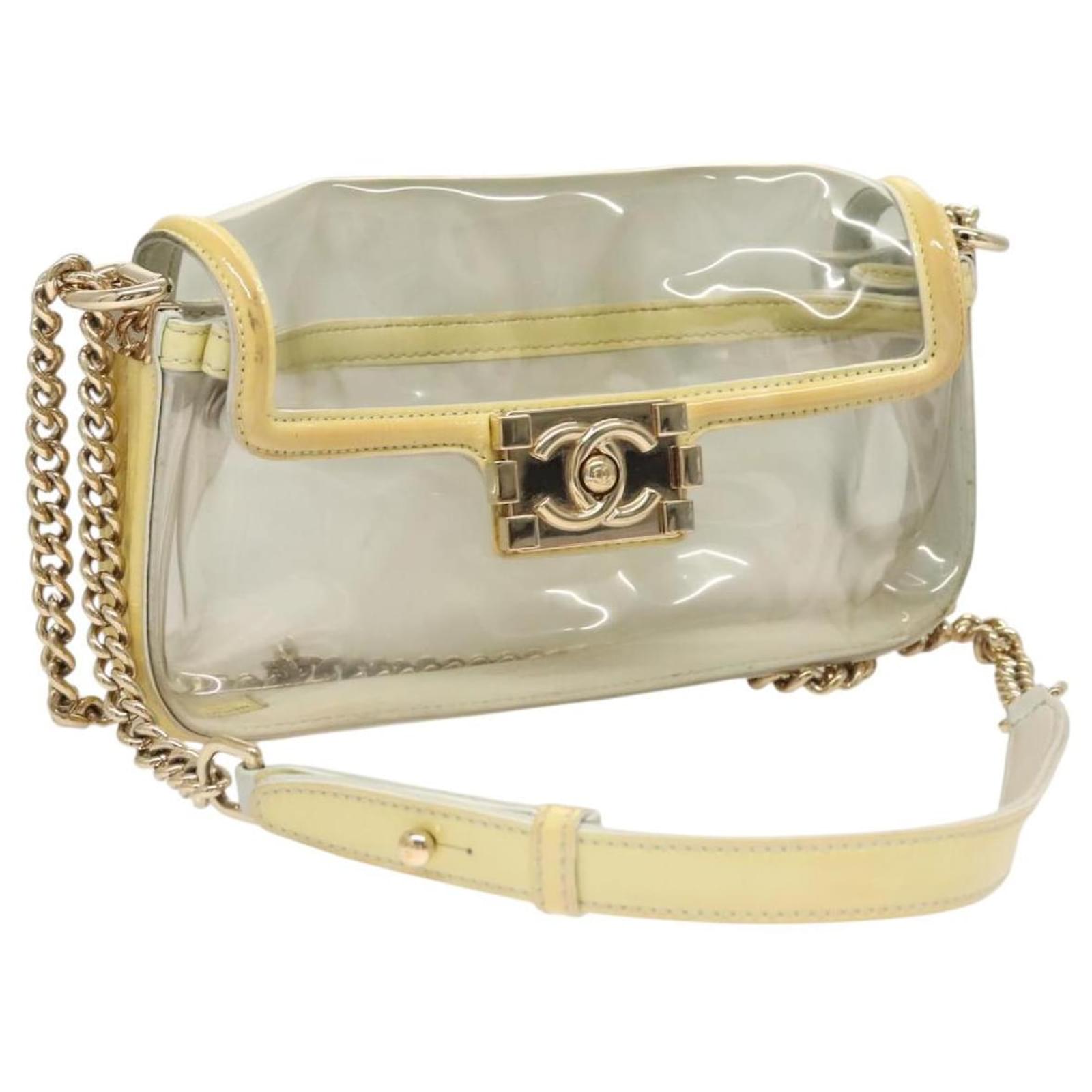 Bolsa Chanel Chanel Bolso Transparente CHANEL Bolso De Hombro Boy