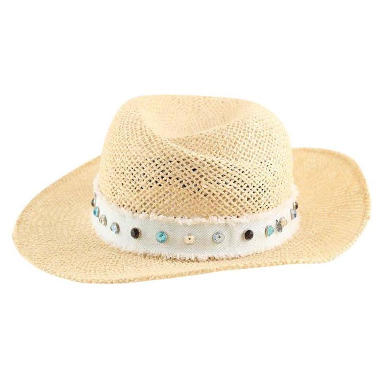 Maison Michel Beige Panama Wicker ref.2273178 - Joli Closet