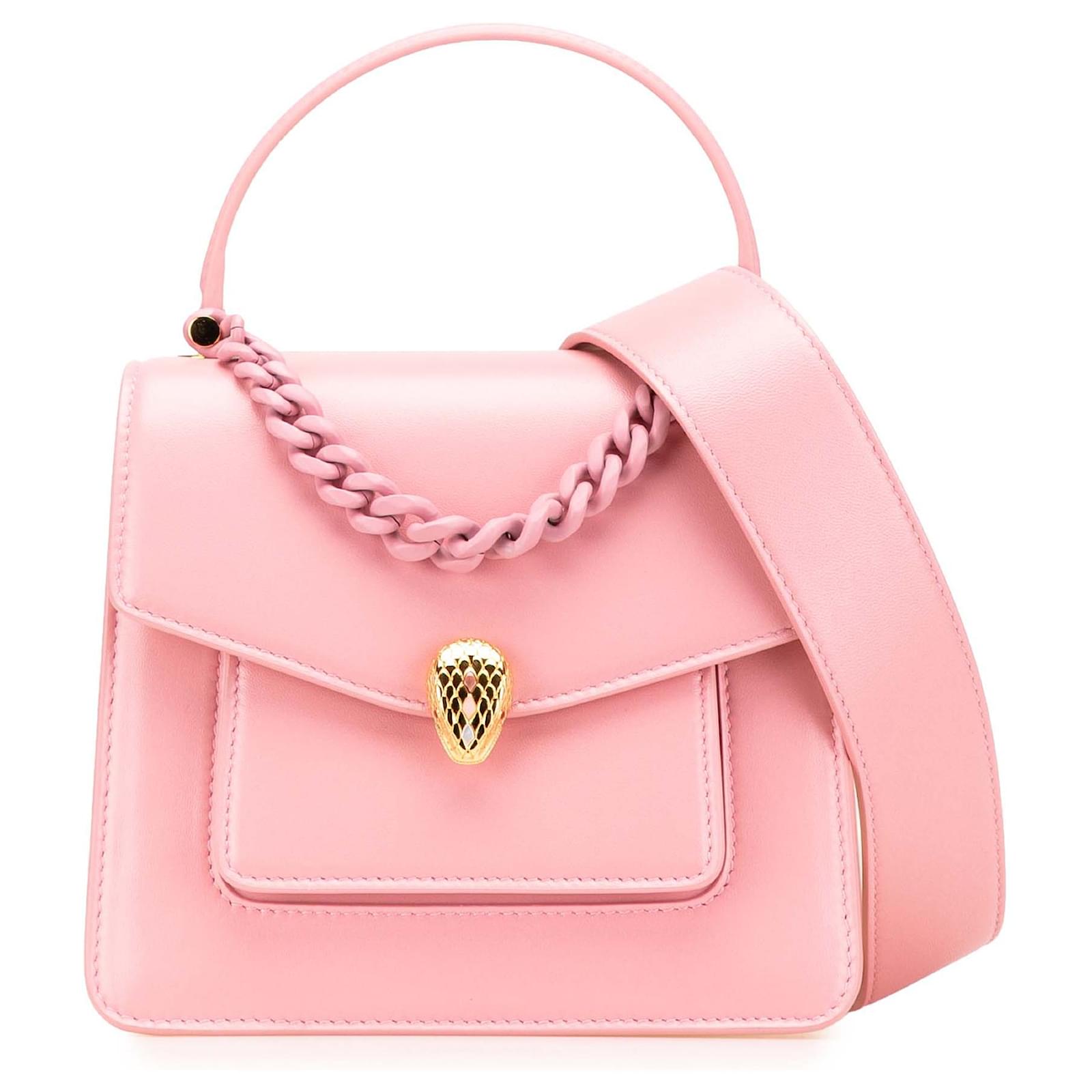 Bulgari Bvlgari Pink Limited Edition Calfskin Serpenti Forever