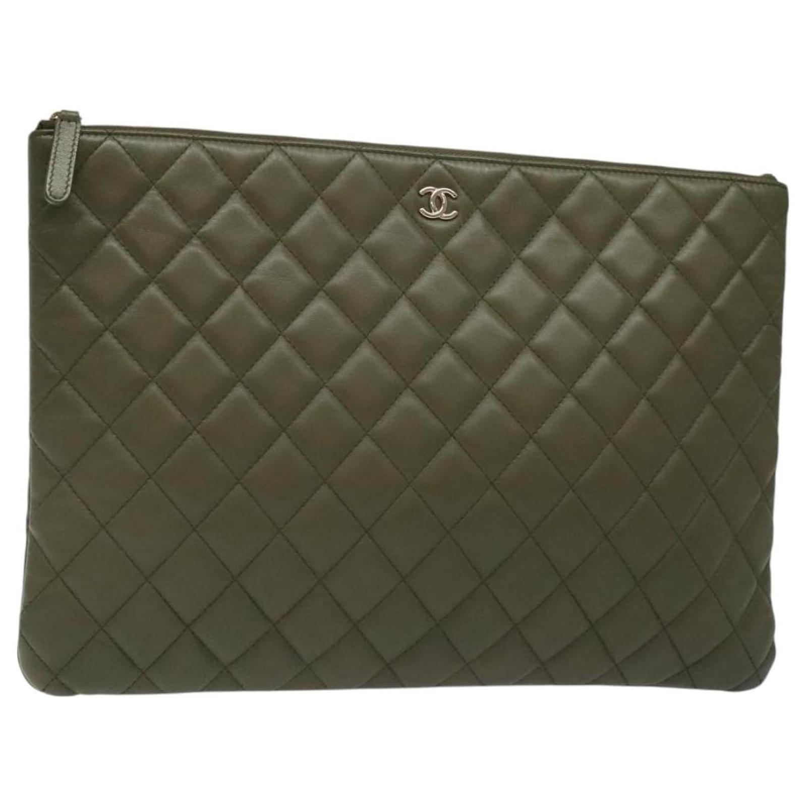Sac Bandoulière Chanel Timeless Vert Sac Pochette Sac Chanel Cuir