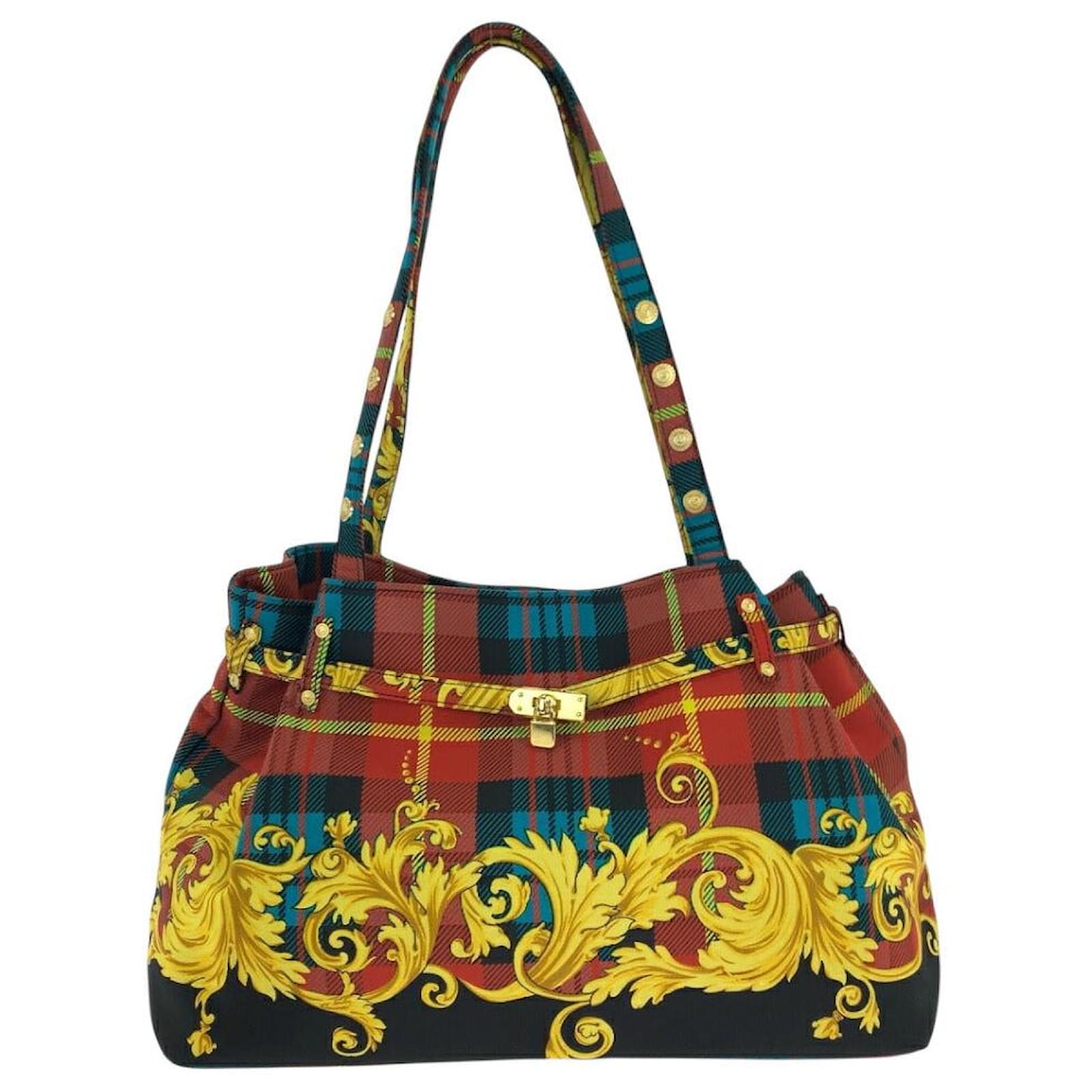 Gianni Versace Baroque Cotton 2way Bag Multiple colors ref.2276063