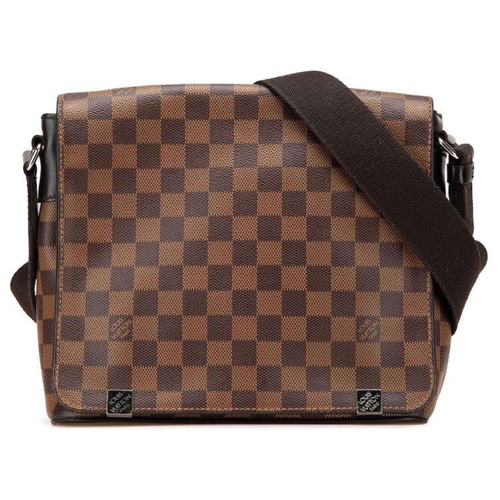 Louis Vuitton District PM Damier Shoulder Bag Metallic Bronze