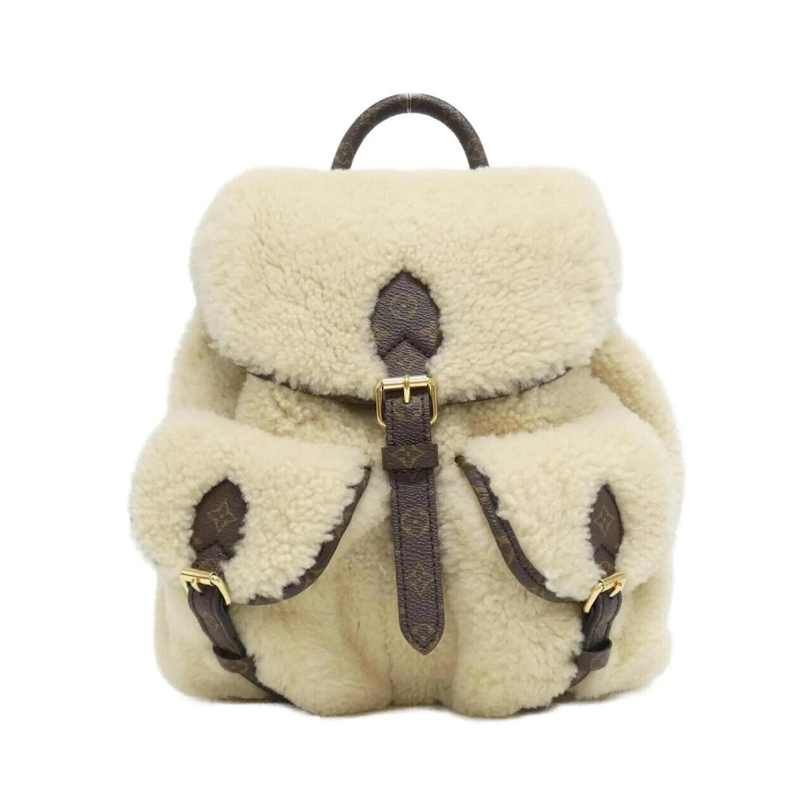 brown marc new york mini backpack Mini Stark Side Studs Backpack in Visetos Cognac