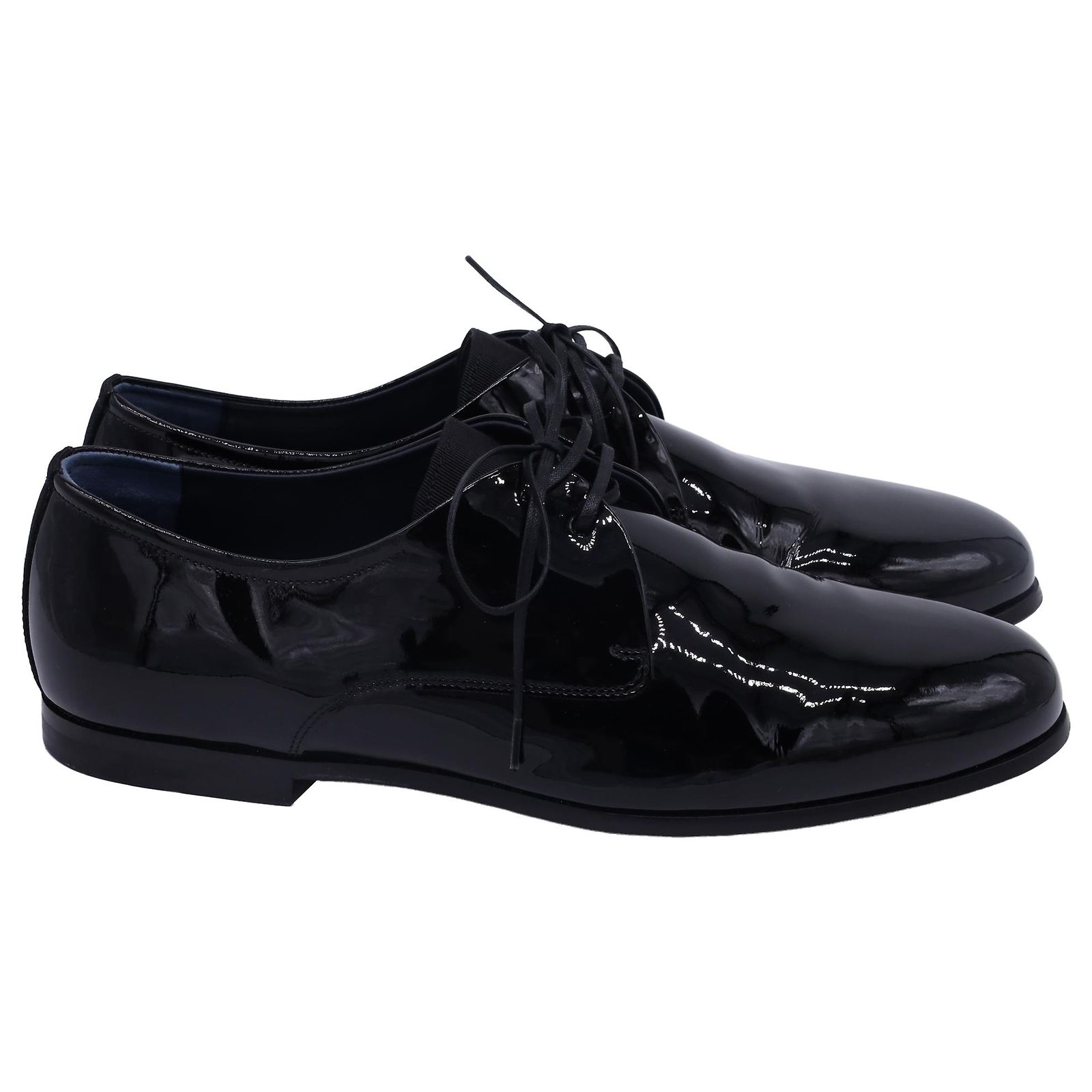Image showcasing Salvatore Ferragamo Ferragamo Oxfords in Black Patent Leather ref ...