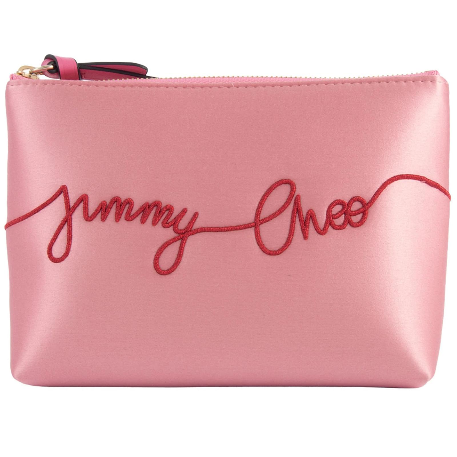 Jimmy Choo Pink Satin Pouch ref.2280006 - Joli Closet
