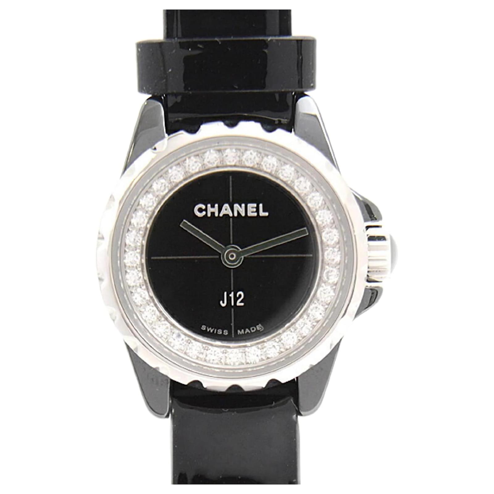Reloj de pulsera de diamantes Chanel Mujer J12 XS